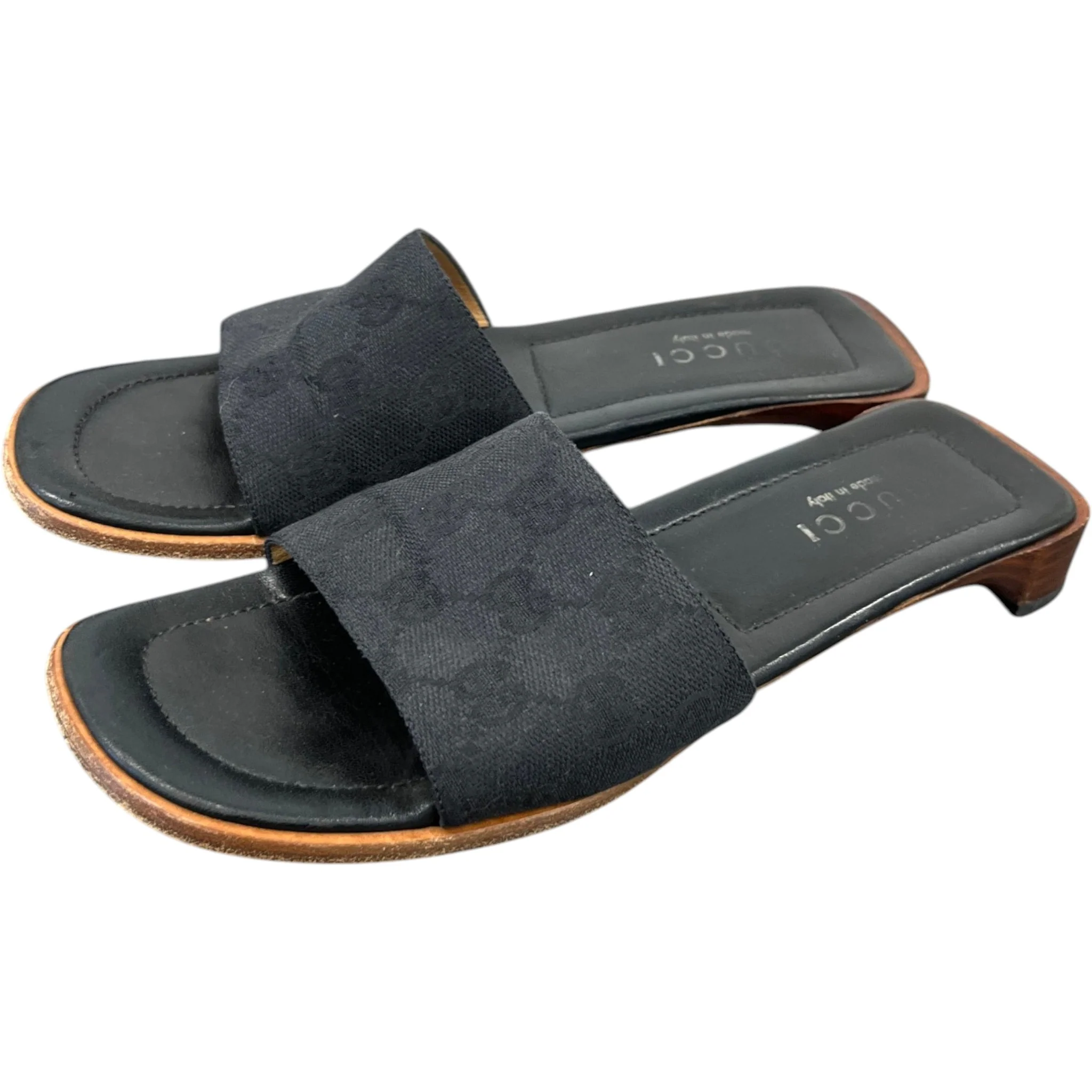 Women's Gg Supreme Sandals Black Size EU 37 / UK 4 - Image 9