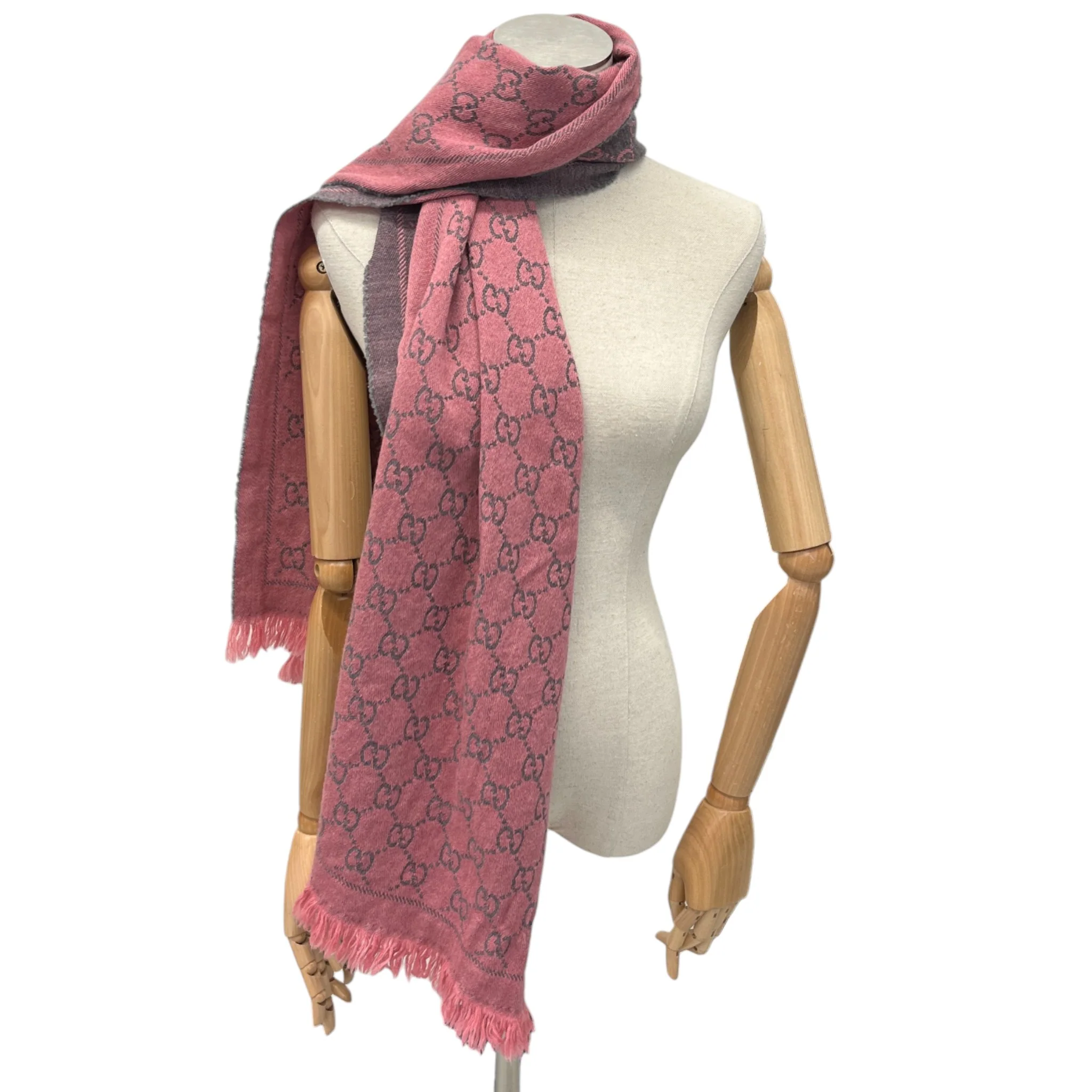 Women's Gg Supreme Scarf Pink - Image 2