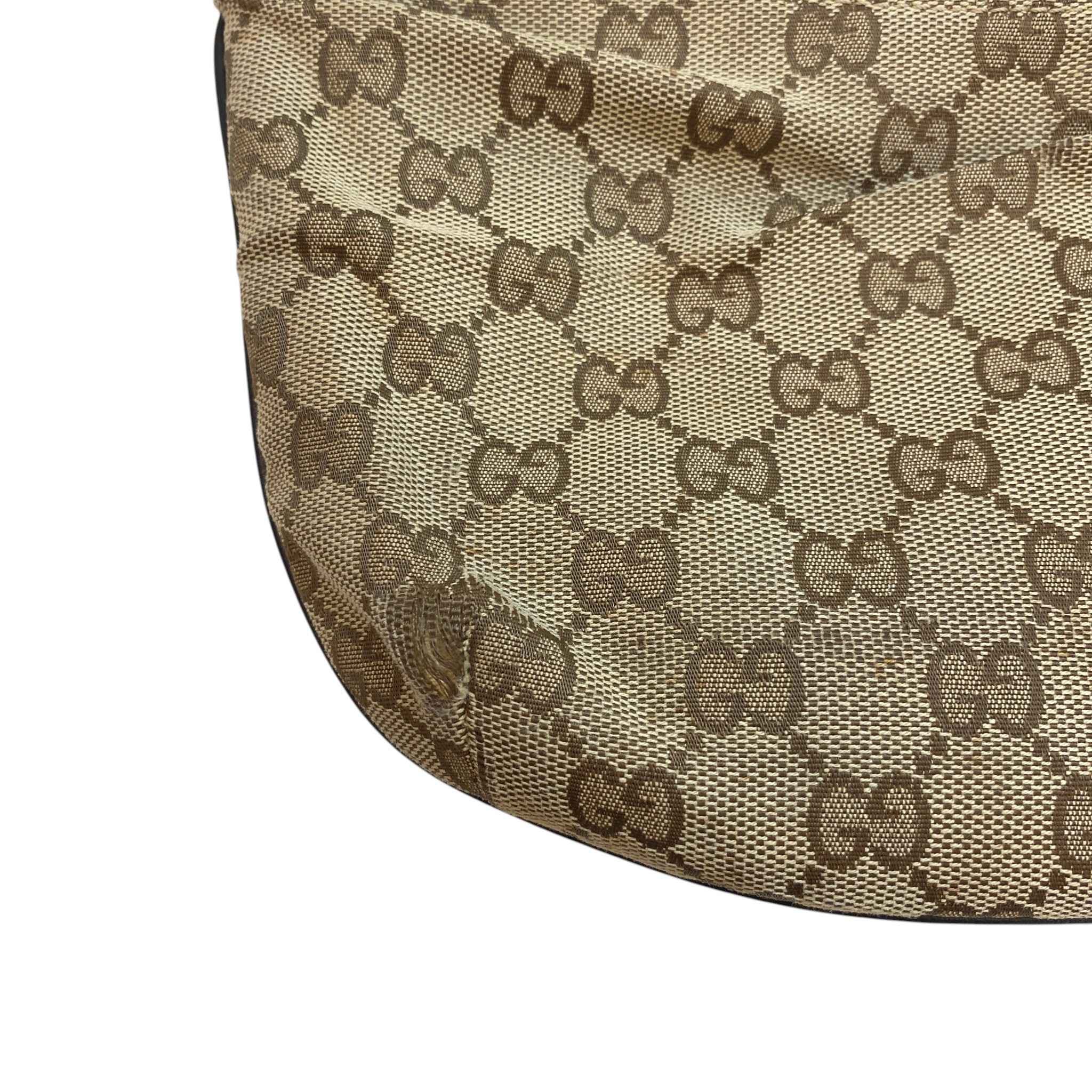 Women's Gg Supreme Sherry Hobo Bag Brown - Image 14