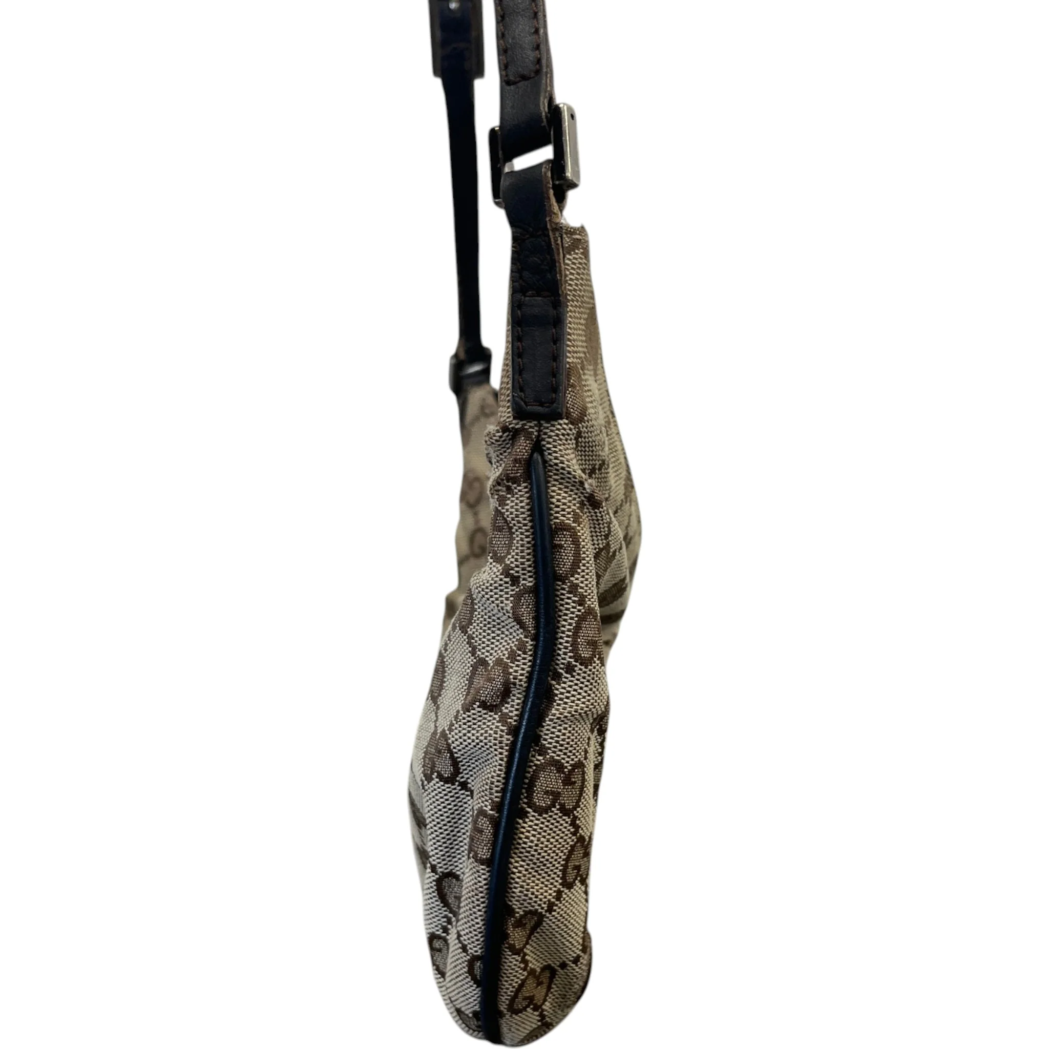 Women's Gg Supreme Sherry Hobo Bag Brown - Image 7