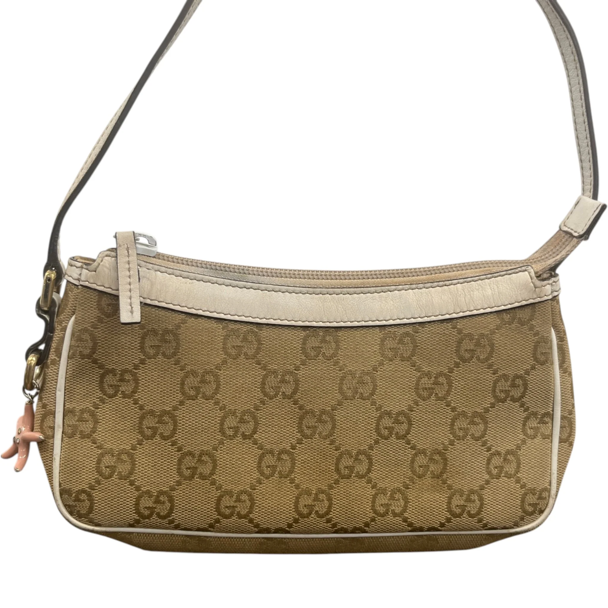 Women's Gg Supreme Shoulder Bag Beige - Image 3