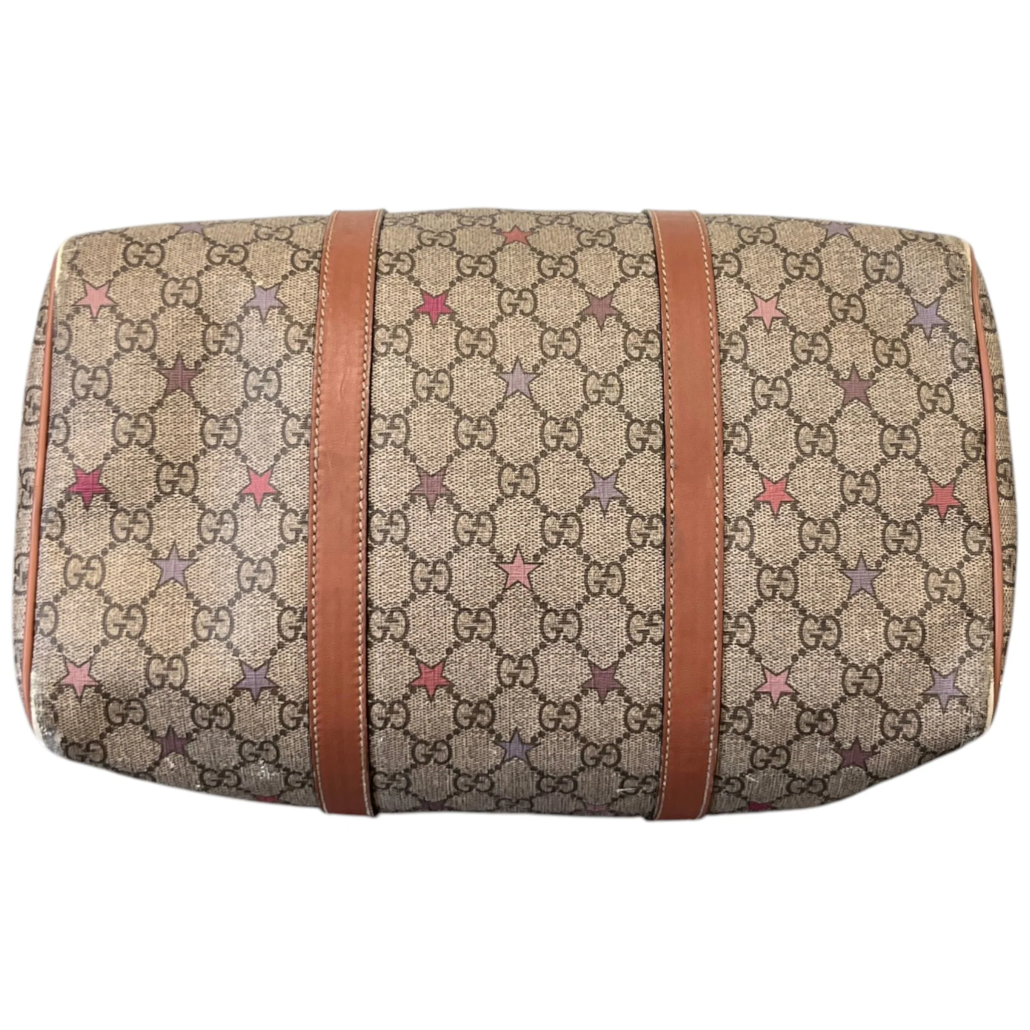 Women's Gg Supreme Stars Joy Boston Bag Brown - Image 10