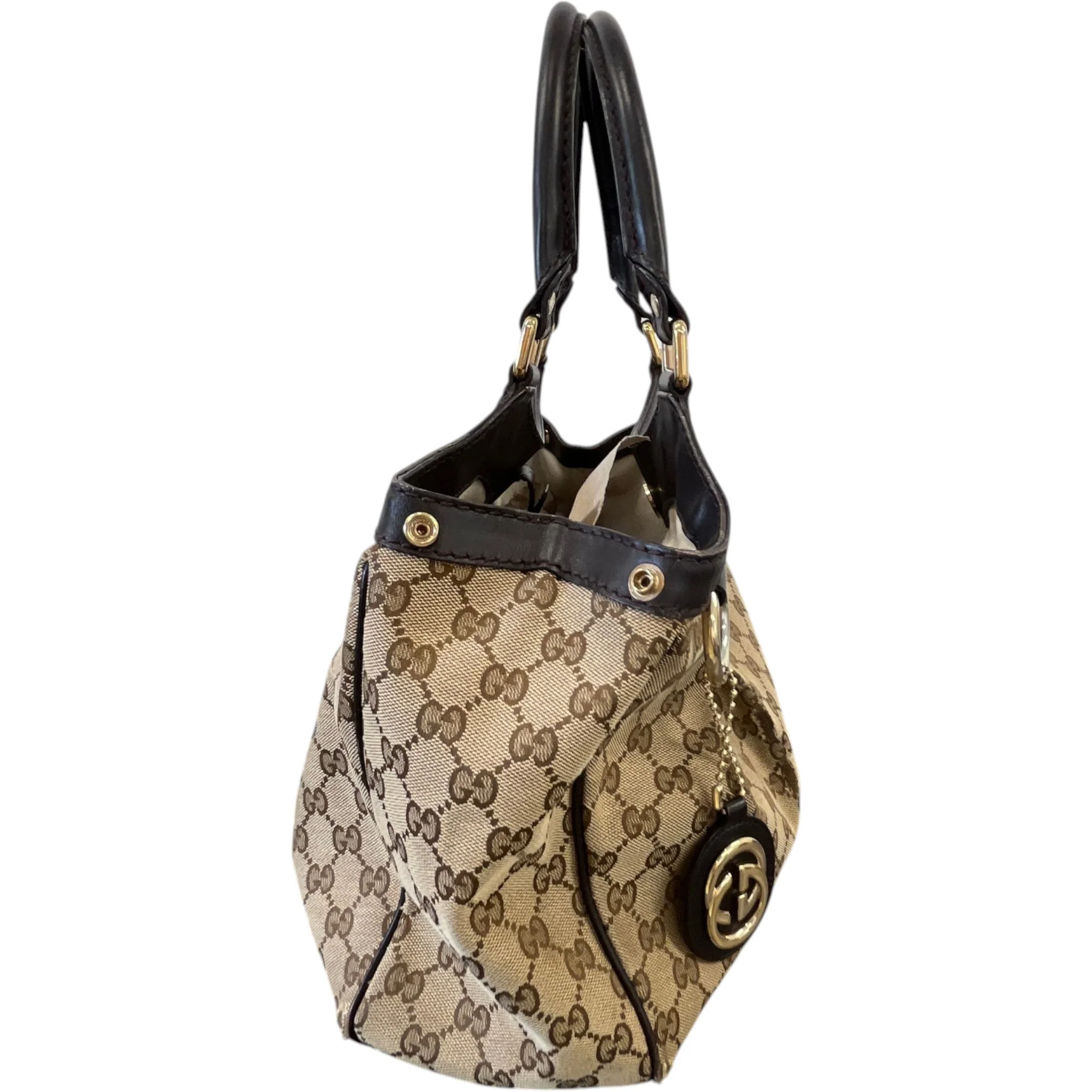 Women's Gg Supreme Sukey Bag Brown - Image 5