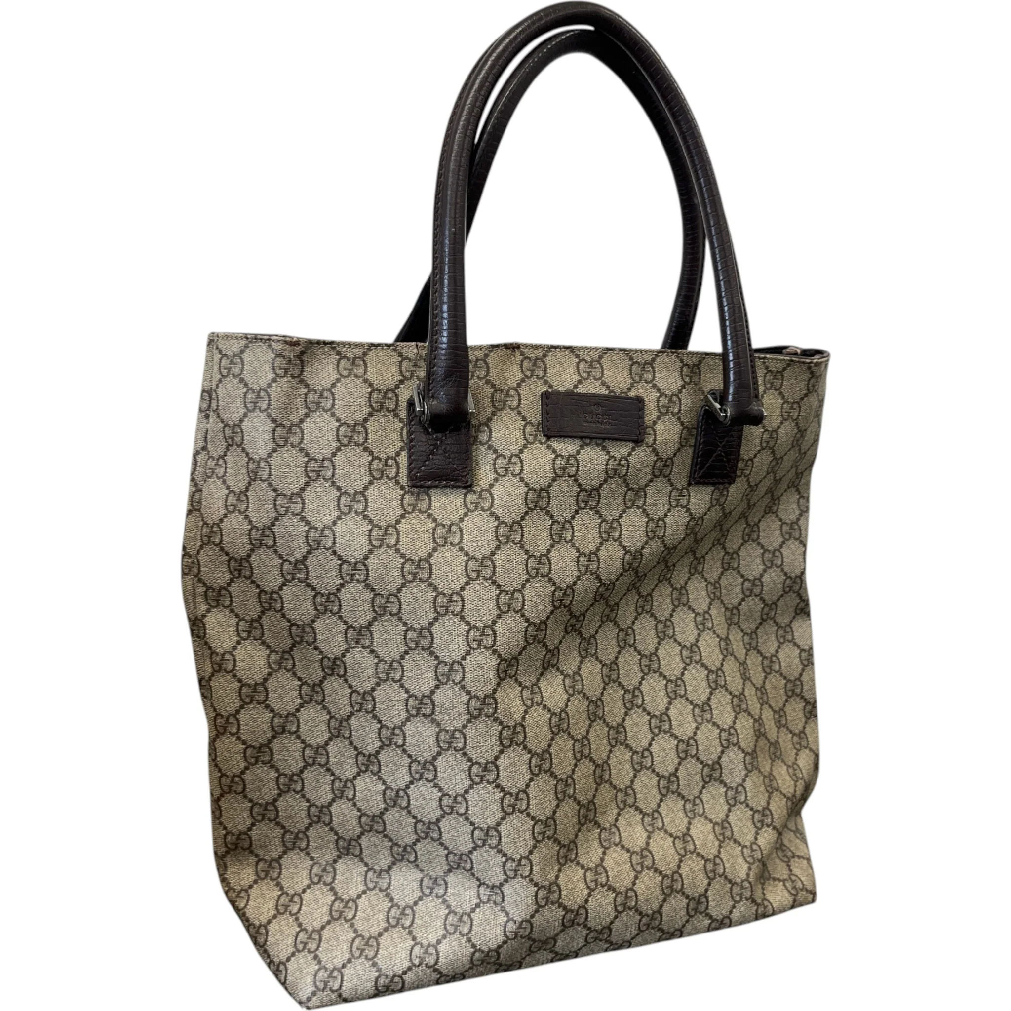 Women's Gg Supreme Tote Bag Beige - Image 4