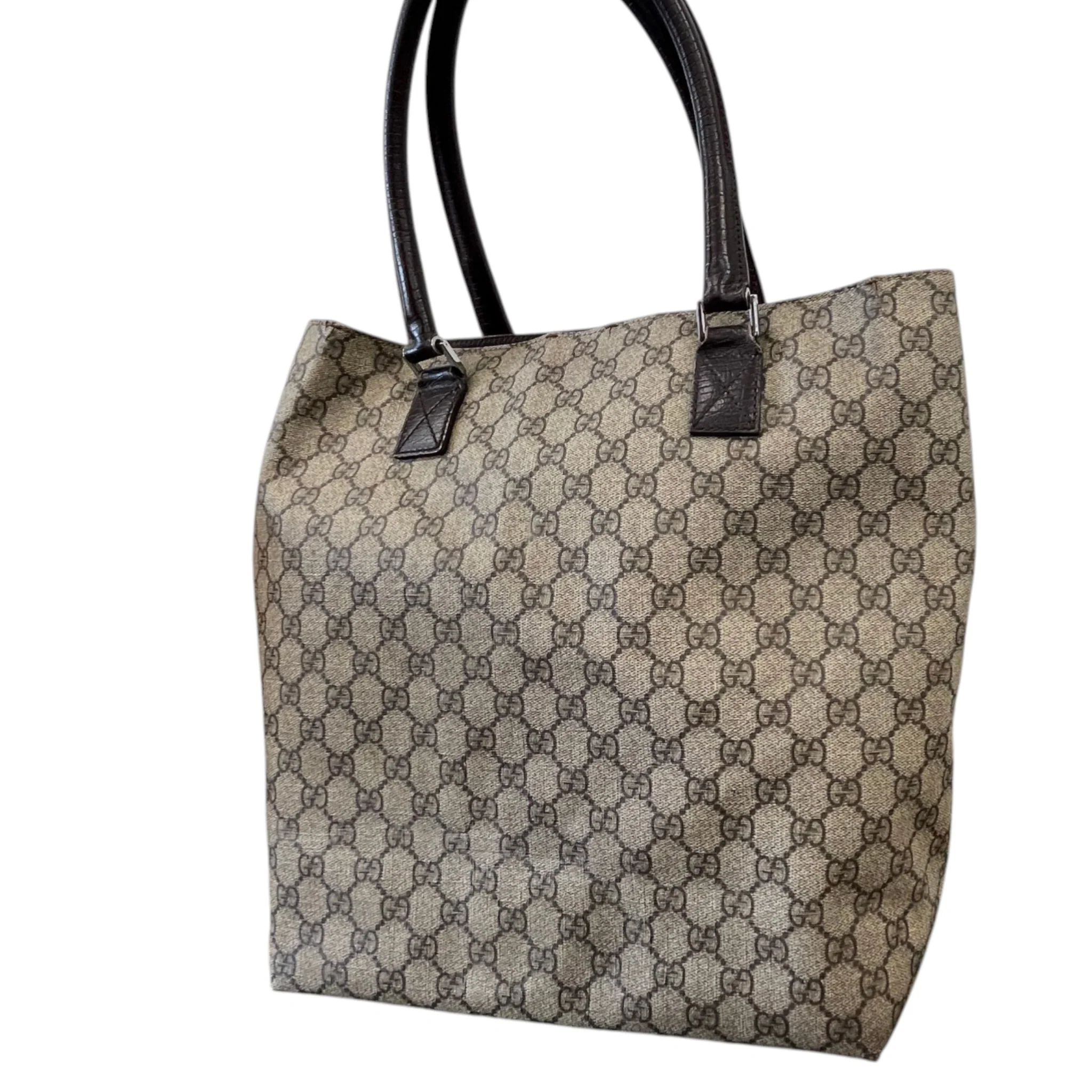 Women's Gg Supreme Tote Bag Beige - Image 8