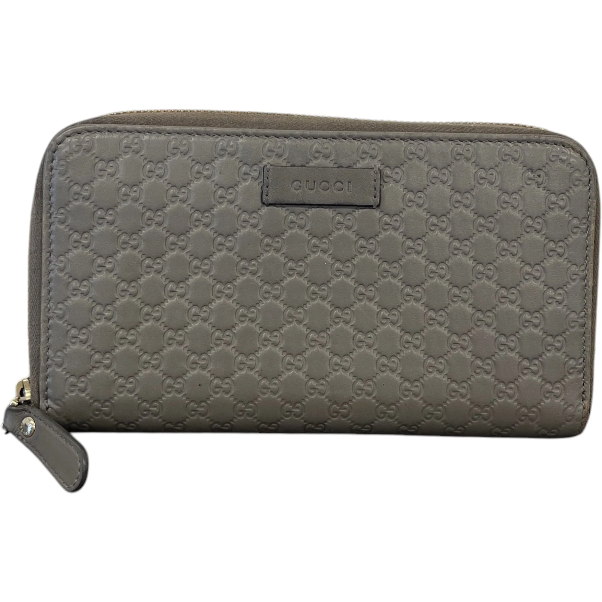 Women's Gg Supreme Zip Around Wallet Grey