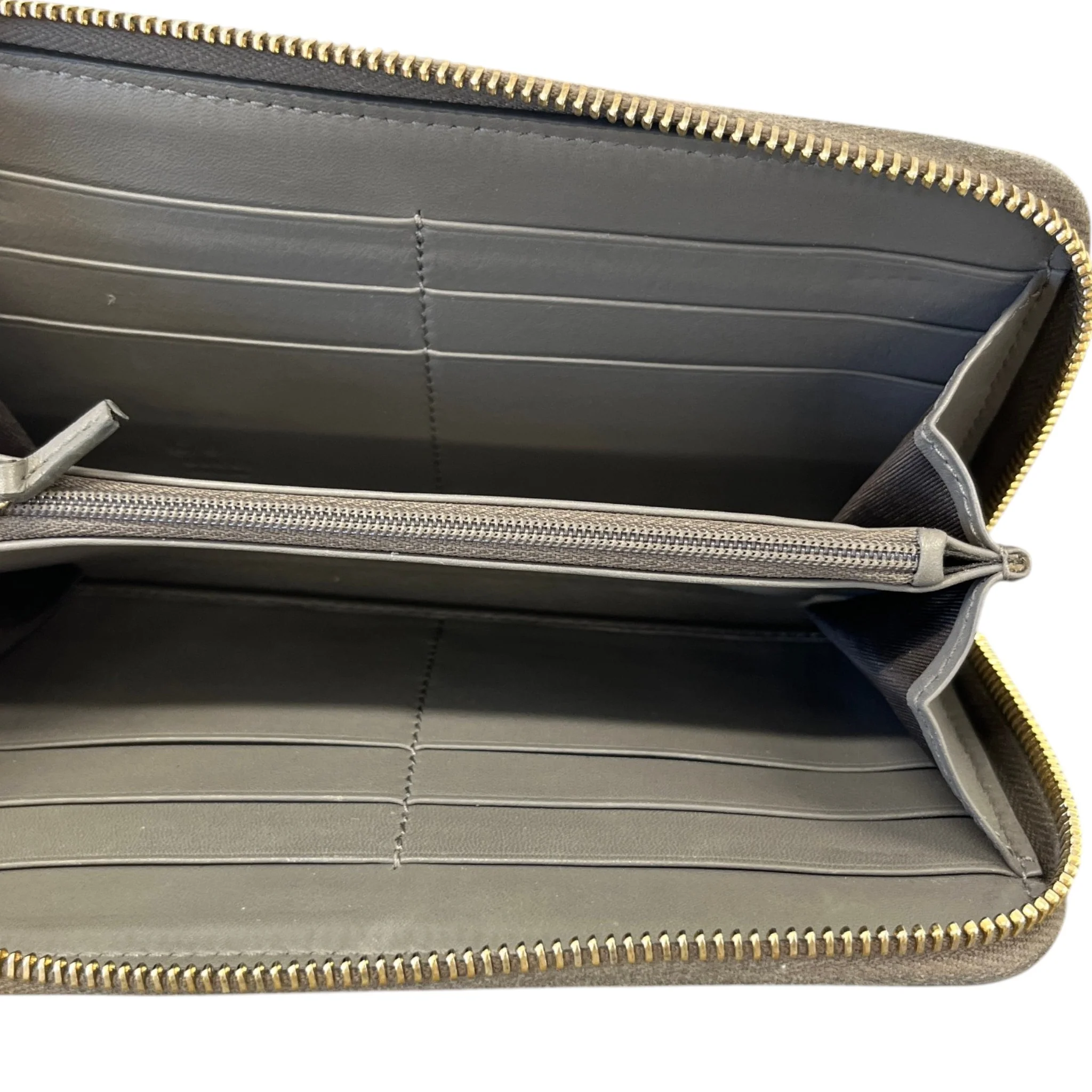 Women's Gg Supreme Zip Around Wallet Grey - Image 8