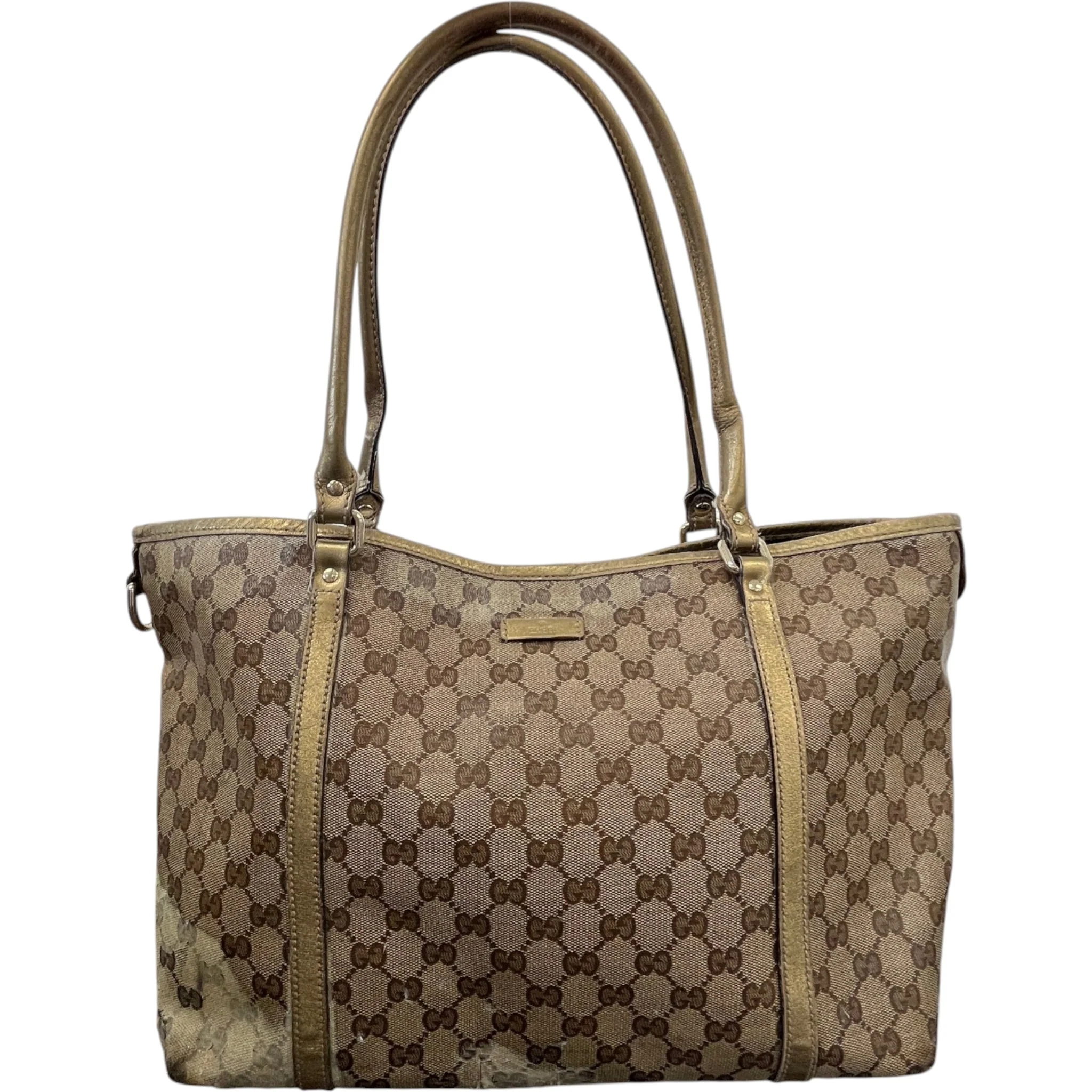 Women's Gg Web Tote Bag Beige
