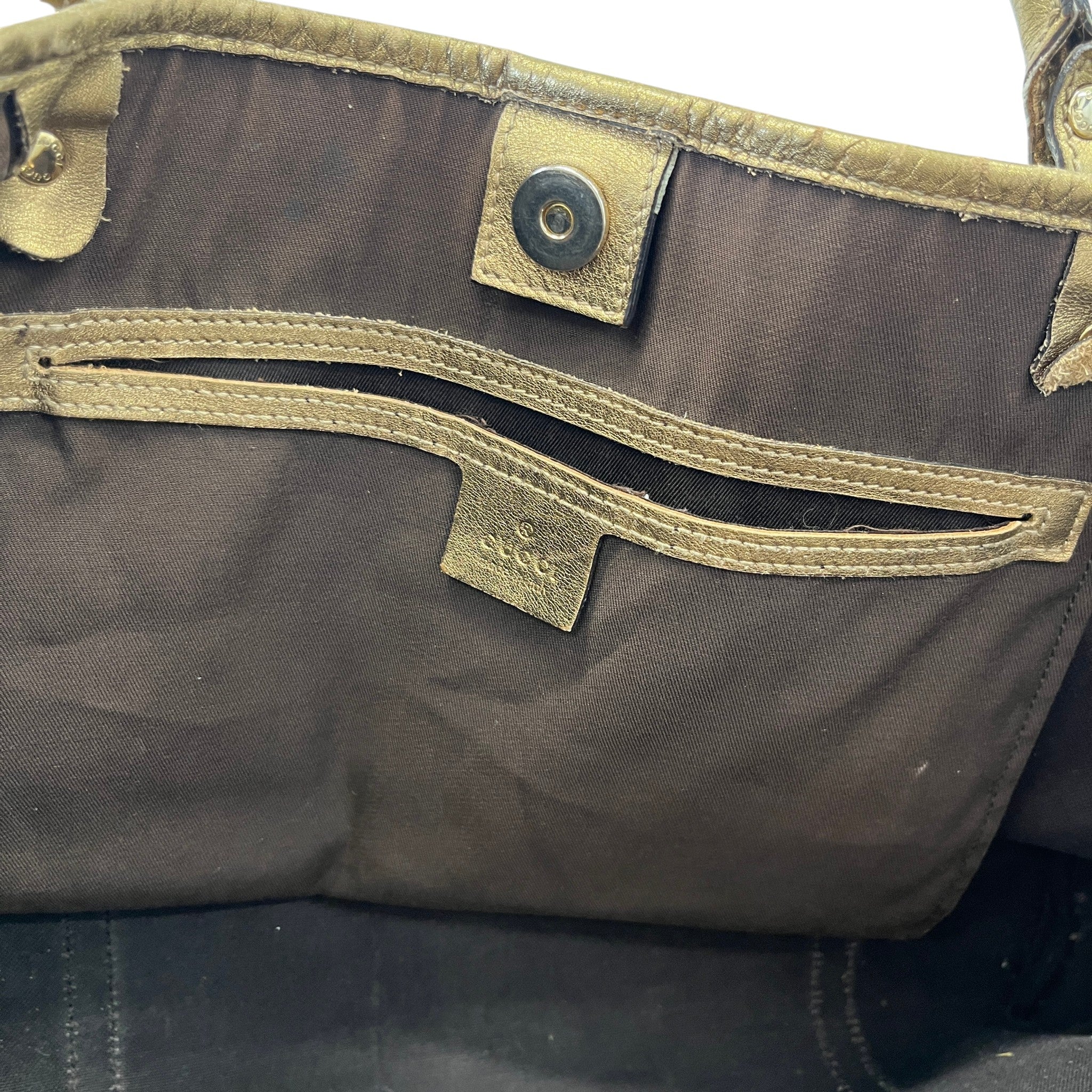Women's Gg Web Tote Bag Beige - Image 11