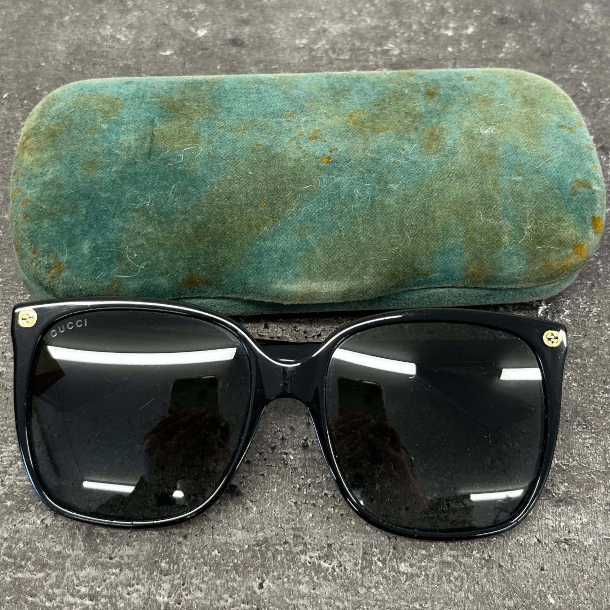 Women's Gg0022S Sunglasses Black - Image 8