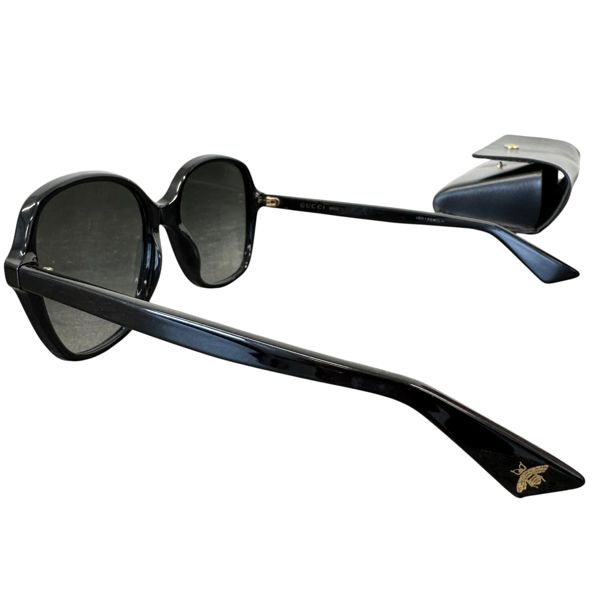 Women's Gg0092S Sunglasses Black - Image 7