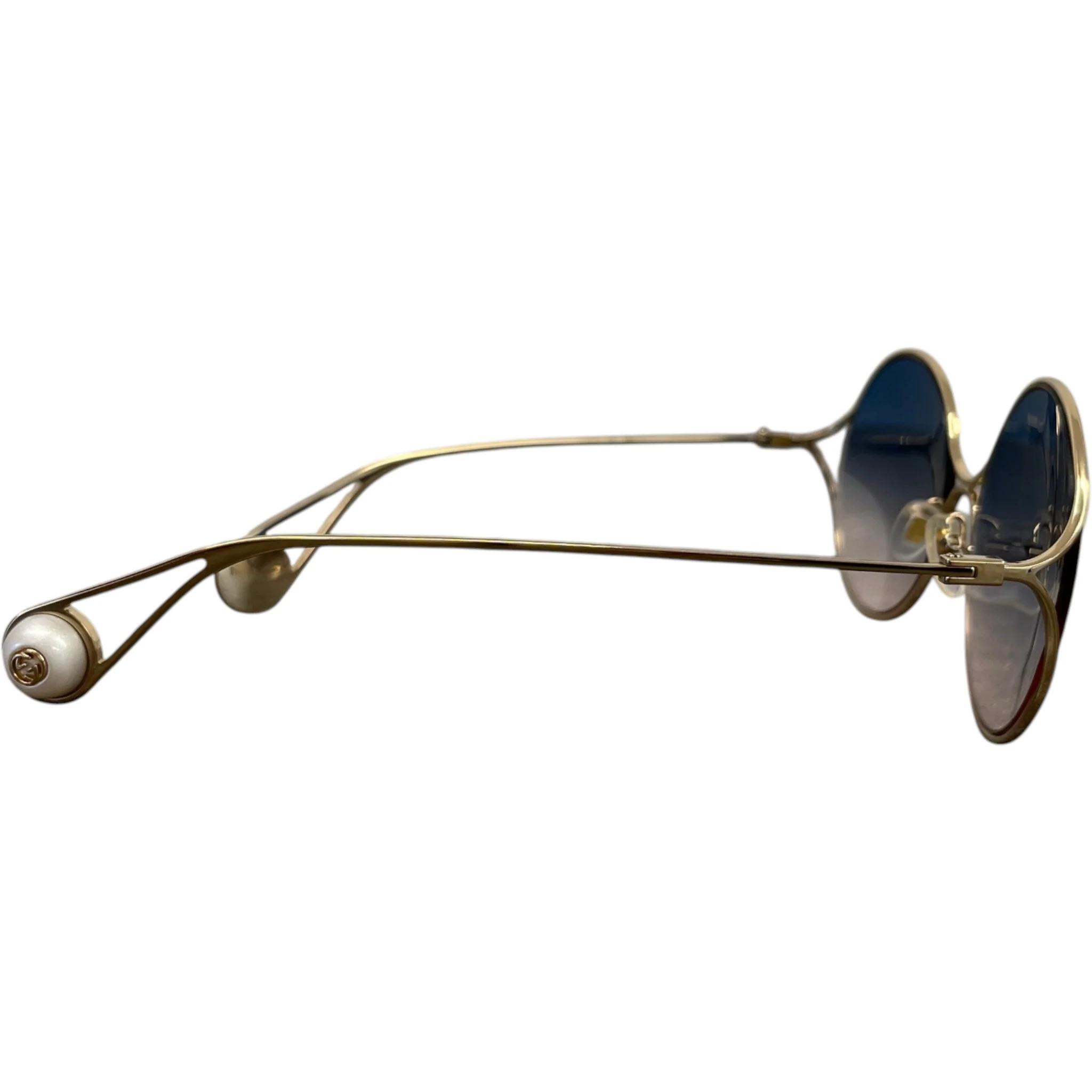 Women's Gg0253S Sunglasses Gold - Image 5