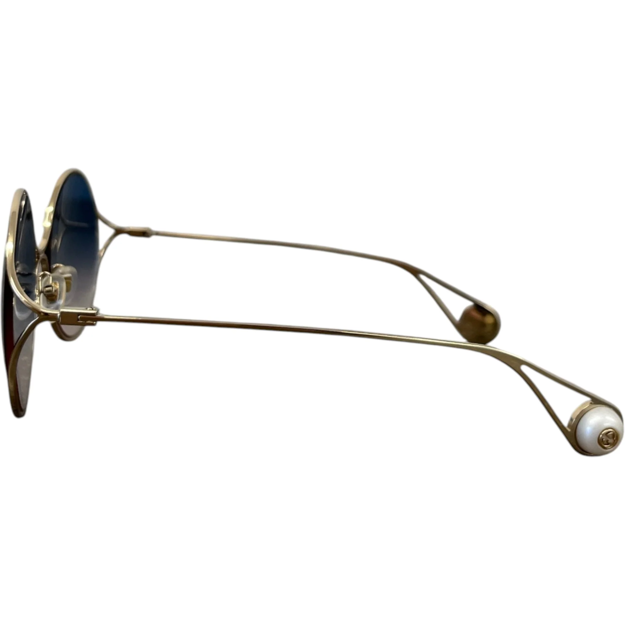 Women's Gg0253S Sunglasses Gold - Image 6