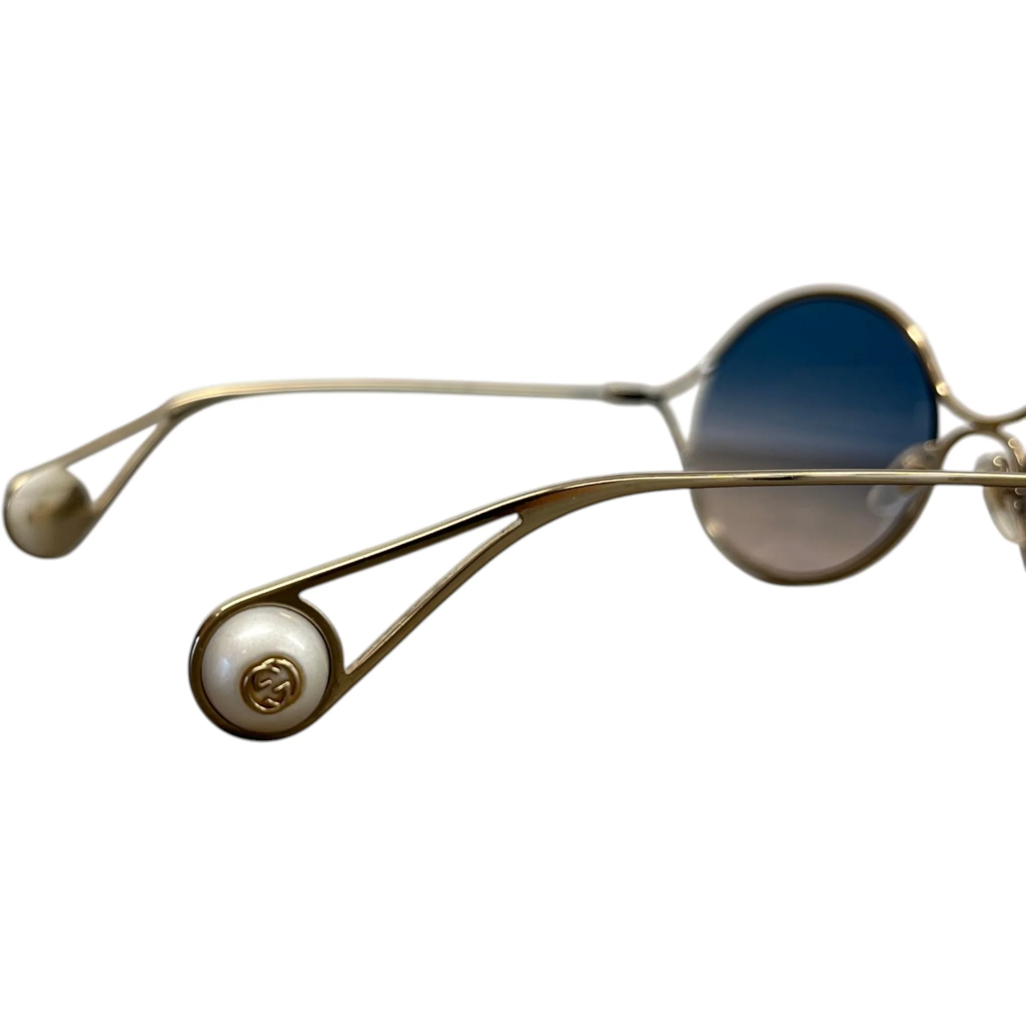 Women's Gg0253S Sunglasses Gold - Image 7