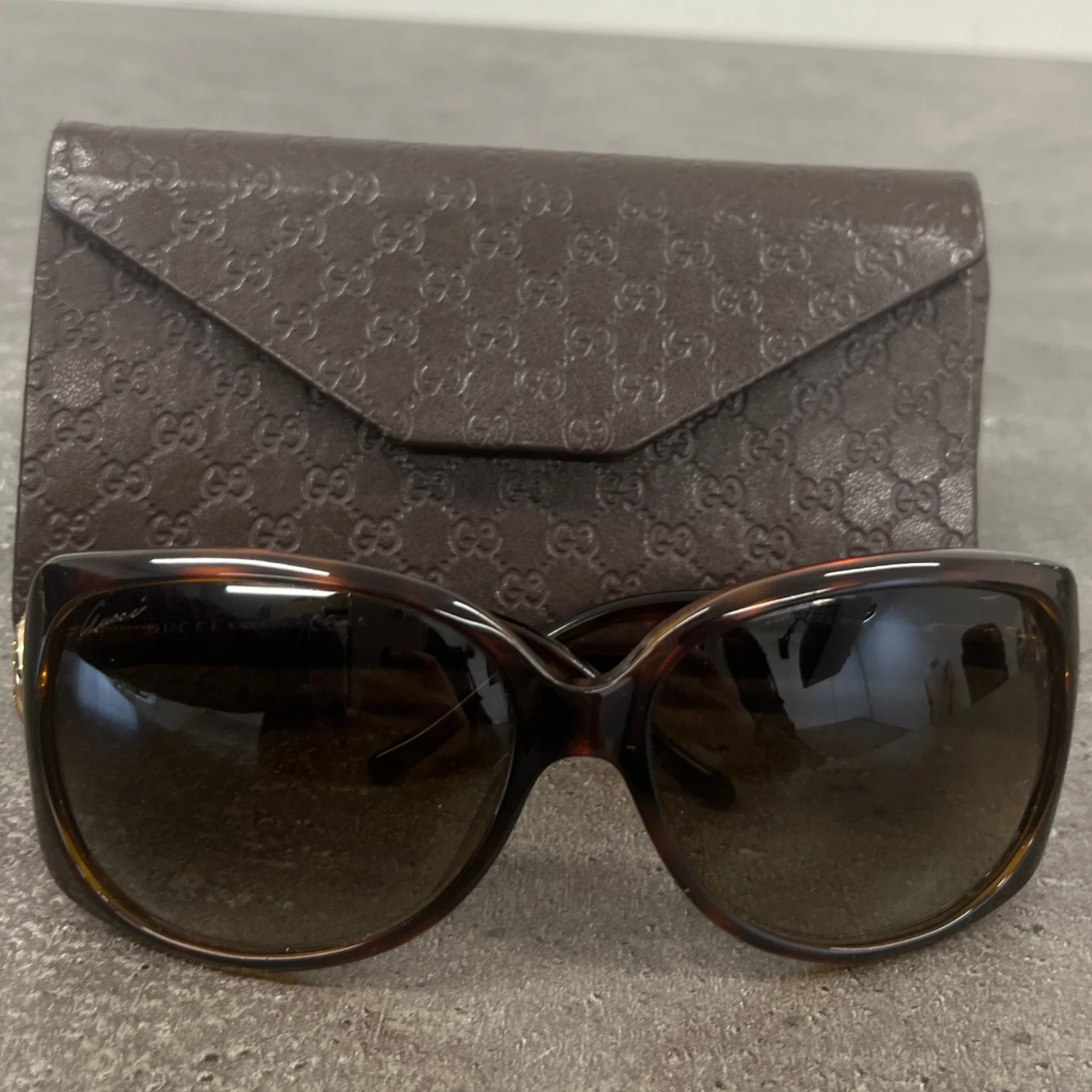 Women's Gg3548 Sunglasses Brown - Image 9
