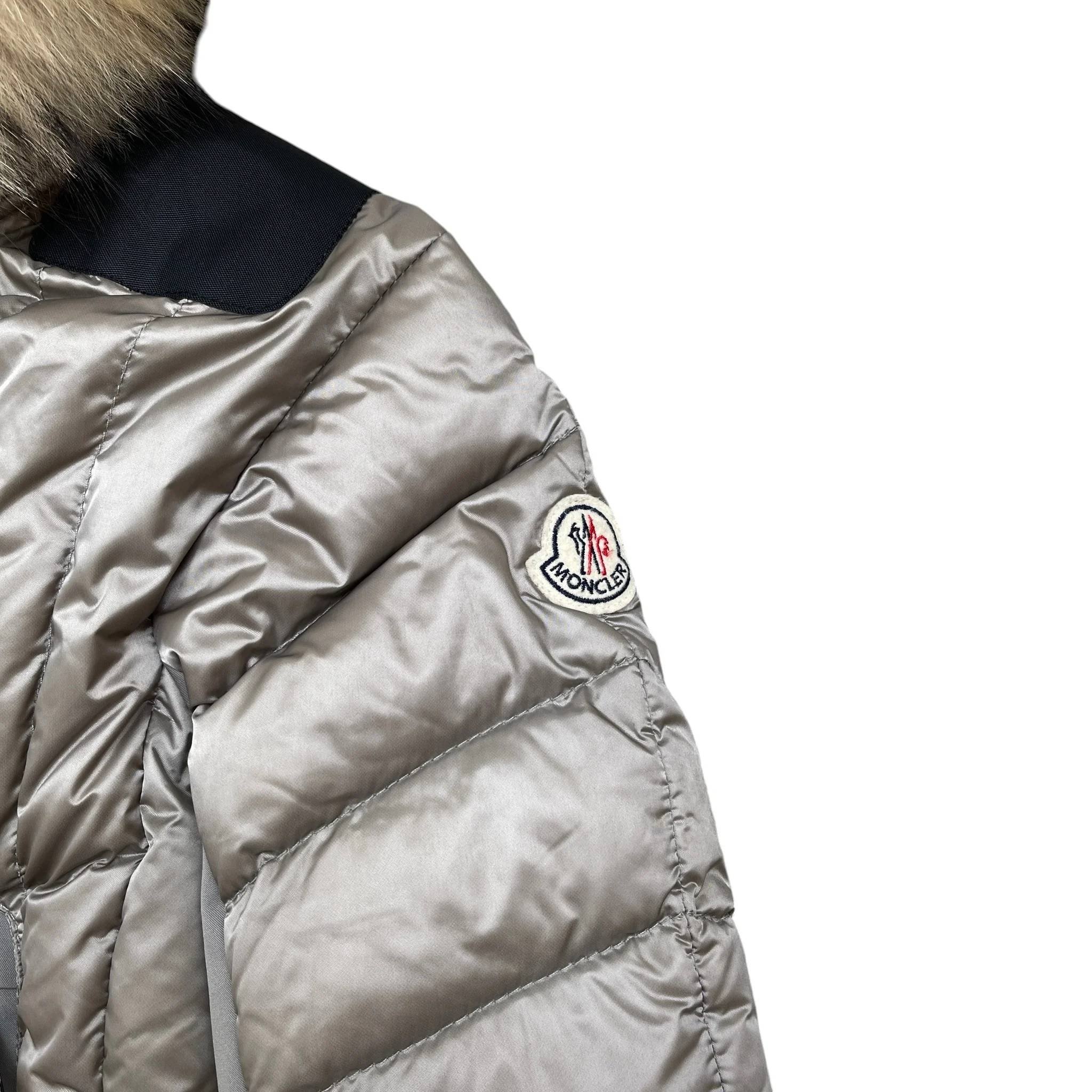 Women's Girls Age 10 Violaine Down Jacket Grey Size XXS - Image 6