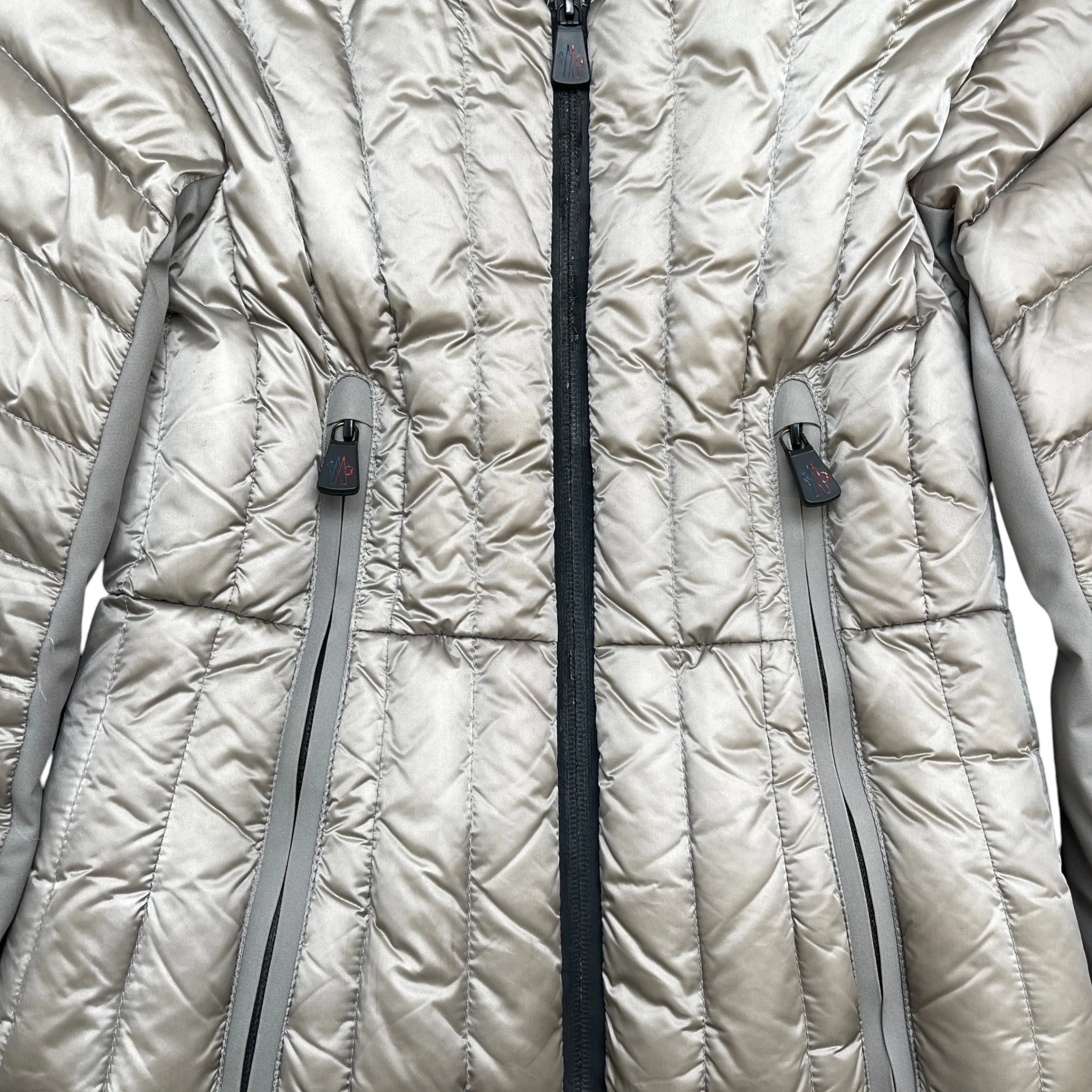 Women's Girls Age 10 Violaine Down Jacket Grey Size XXS - Image 7