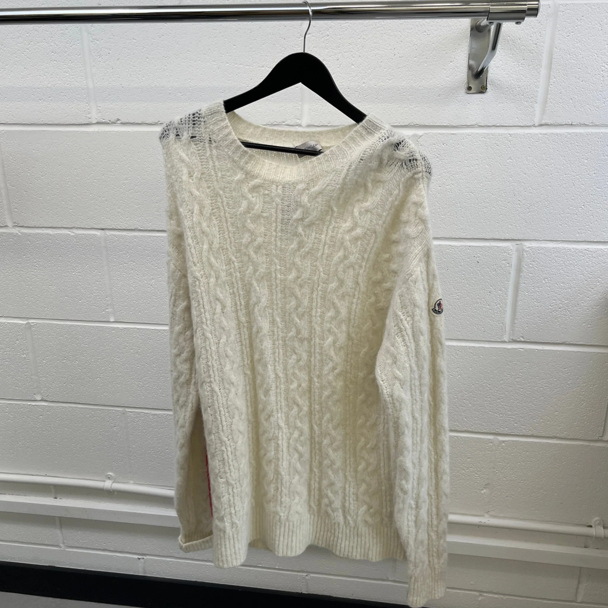 Women's Girocollo Jumper Cream Size XL - Image 10