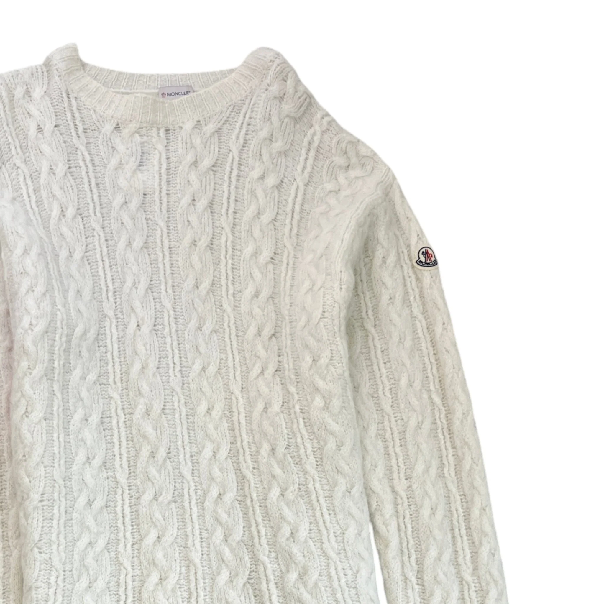 Women's Girocollo Jumper Cream Size XL - Image 3