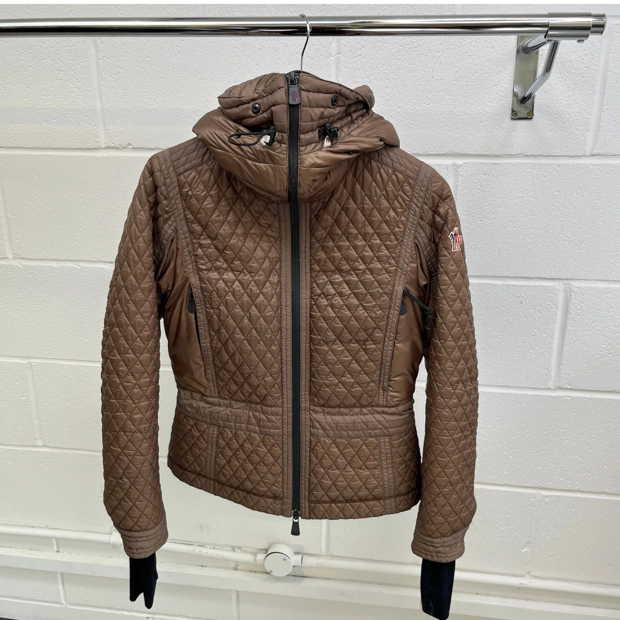 Women's Grenoble Down Jacket Khaki Size 1 / UK 10 - Image 12