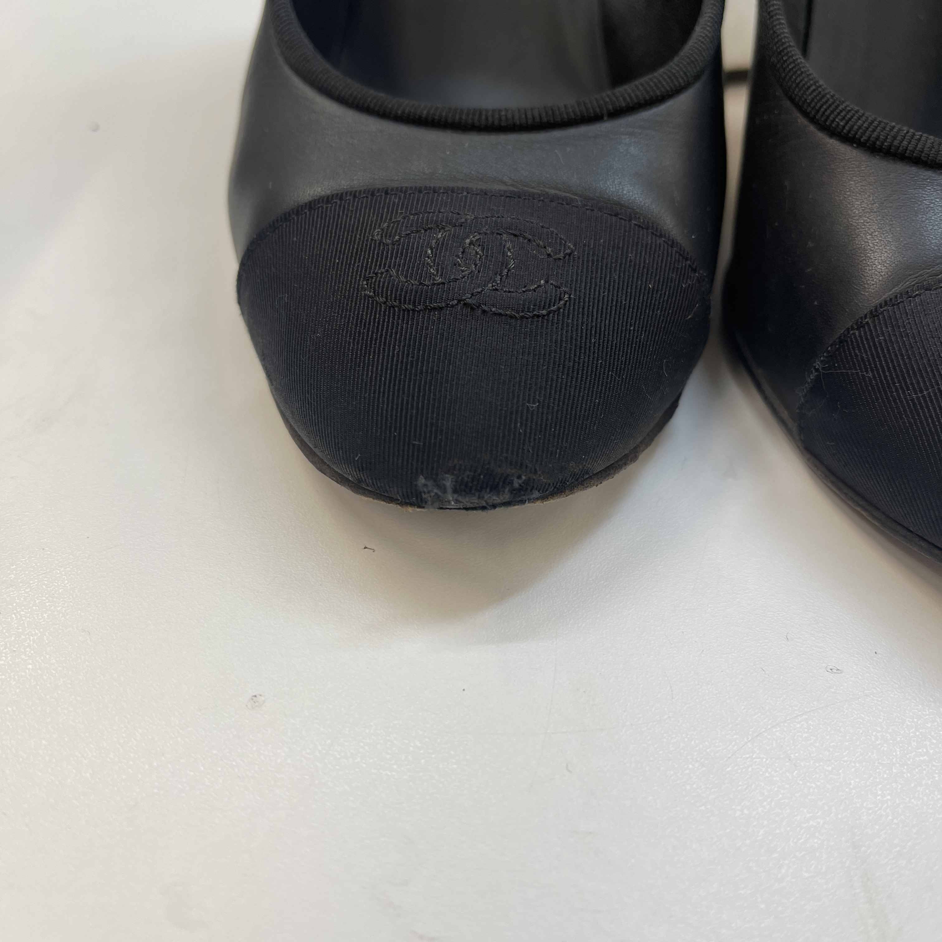 Women's Grosgrain Cap Toe Logo Mules Black Size EU 36.5 / UK 3.5 - Image 14