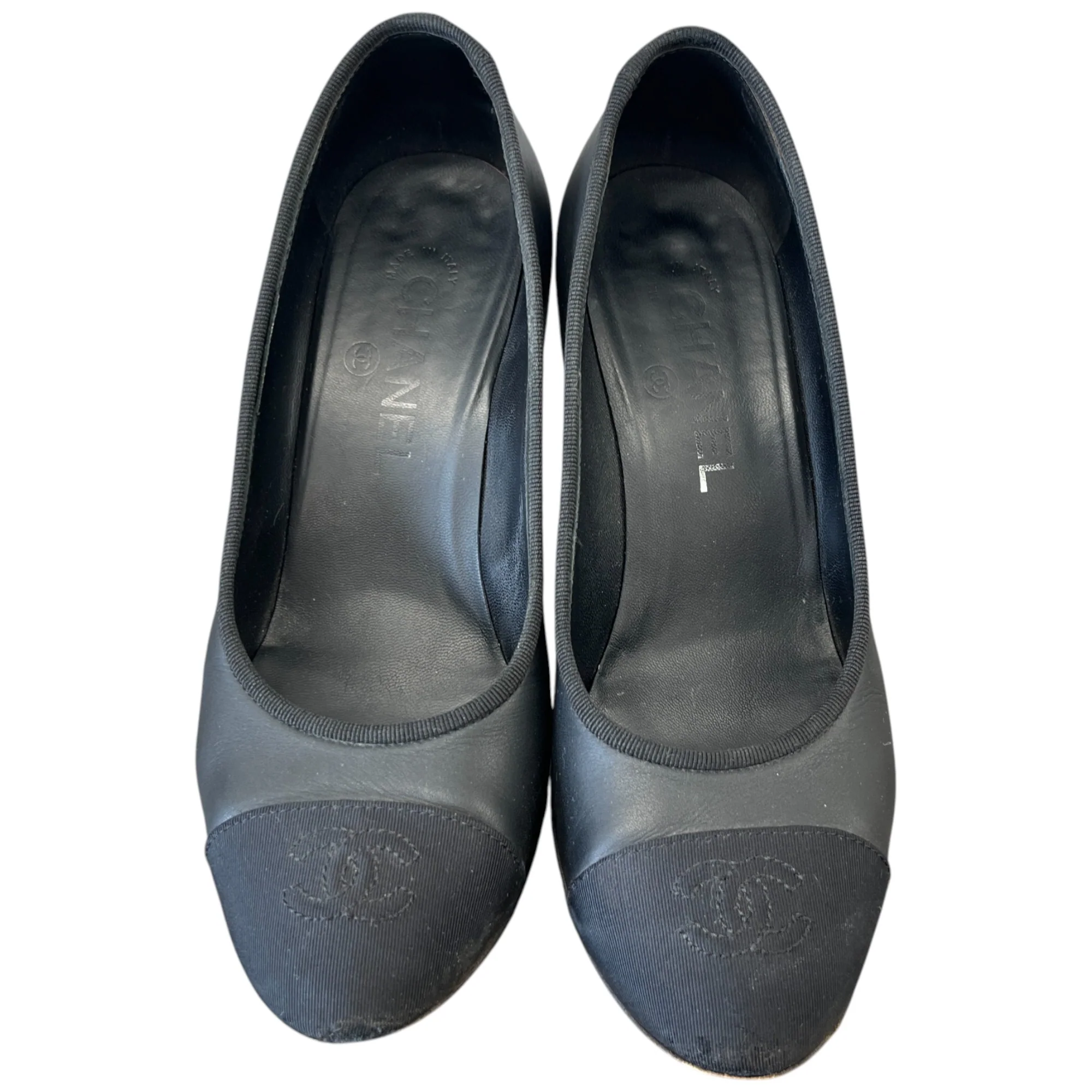 Women's Grosgrain Cap Toe Logo Mules Black Size EU 36.5 / UK 3.5 - Image 6