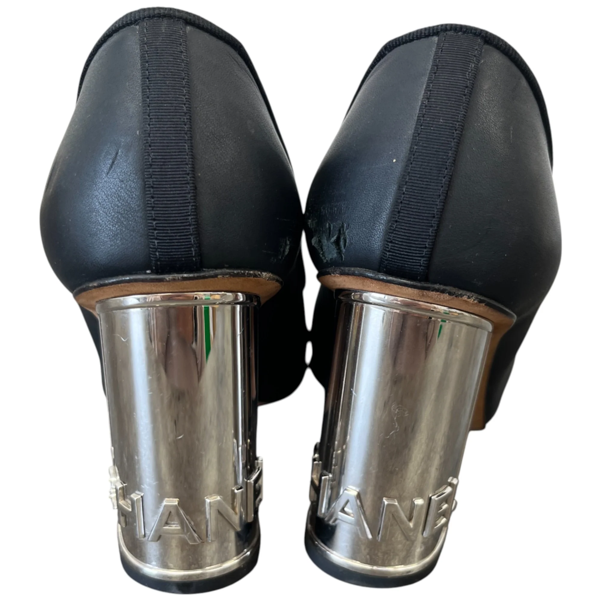 Women's Grosgrain Cap Toe Logo Mules Black Size EU 36.5 / UK 3.5 - Image 7