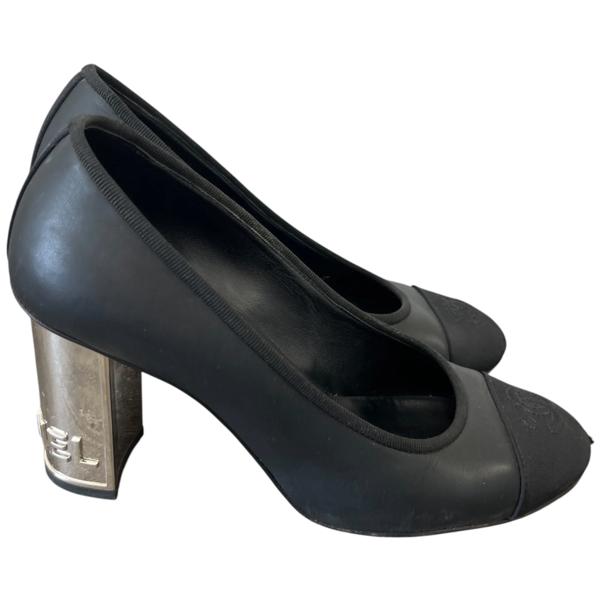 Women's Grosgrain Cap Toe Logo Mules Black Size EU 36.5 / UK 3.5 - Image 8