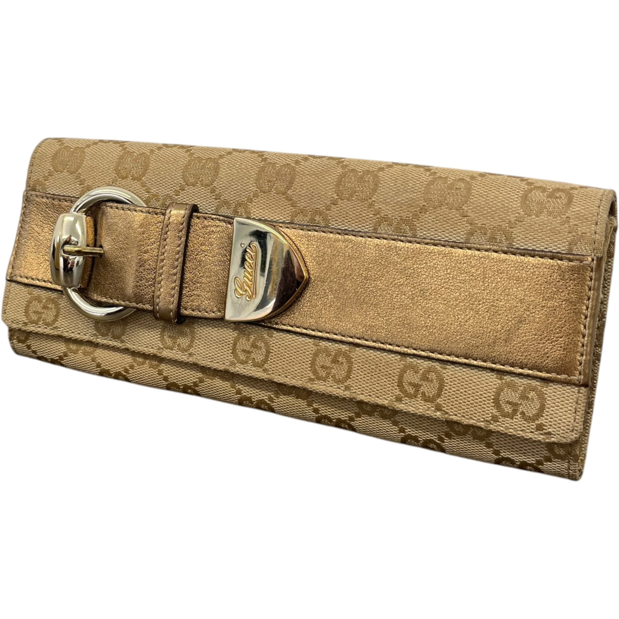 Women's Guccissima Buckle Purse Beige - Image 4
