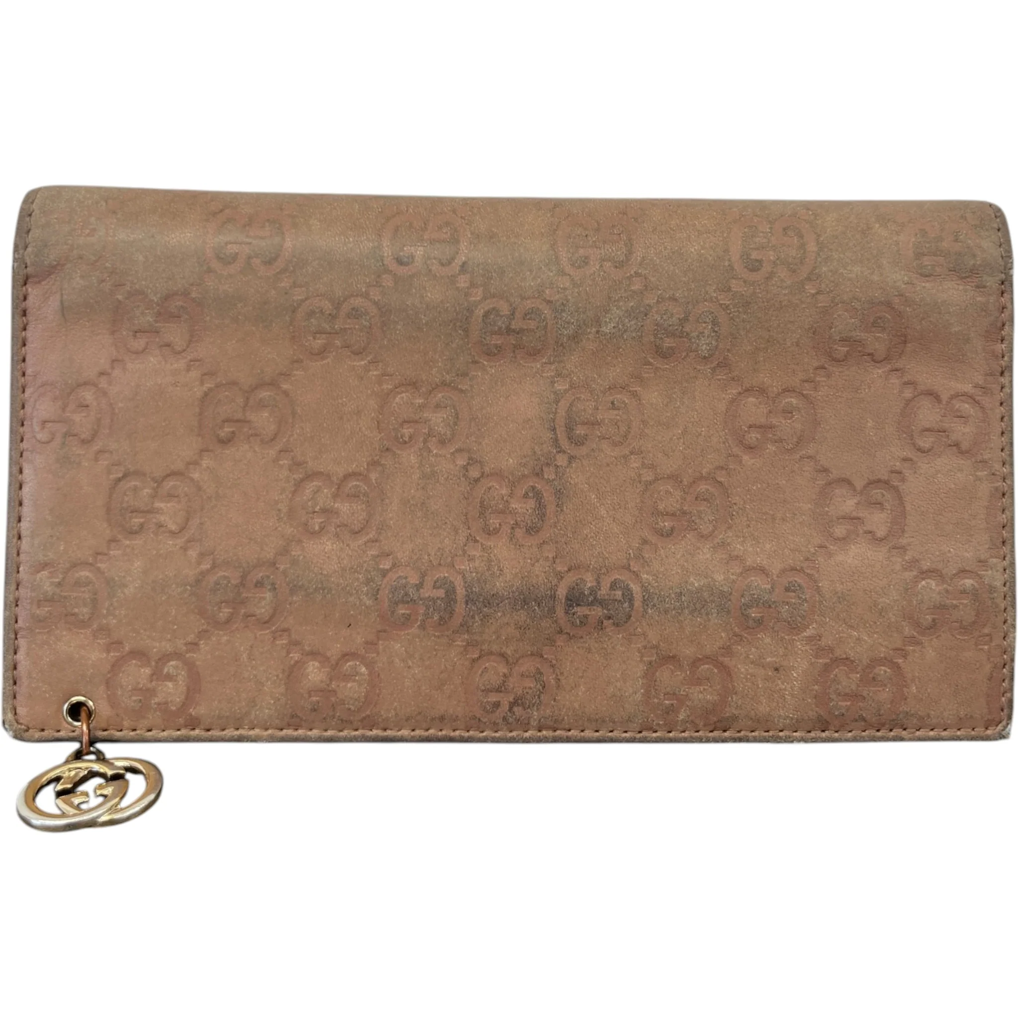Women's Guccissima Continental Wallet Beige