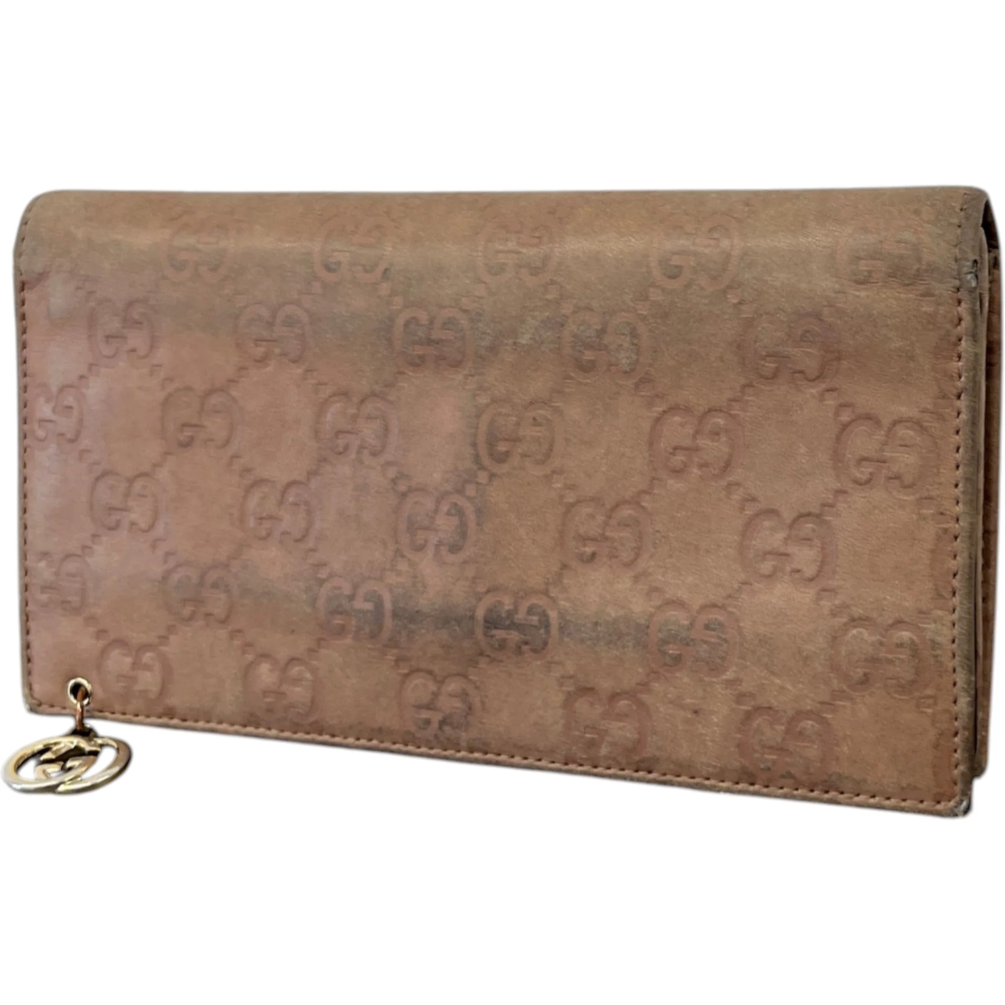 Women's Guccissima Continental Wallet Beige - Image 4