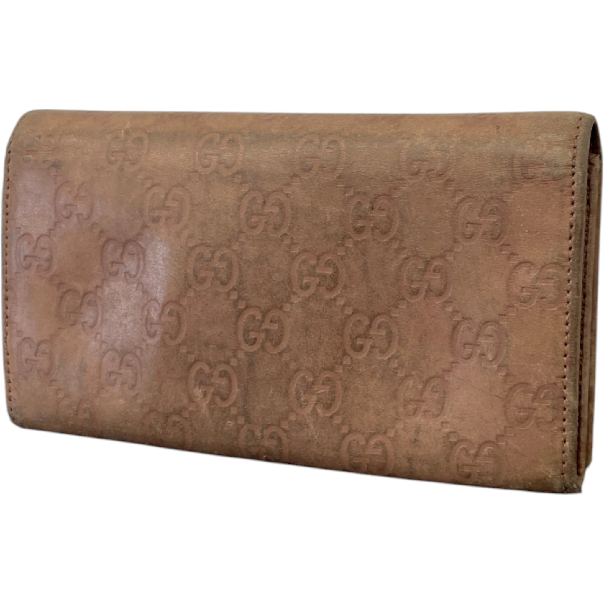 Women's Guccissima Continental Wallet Beige - Image 8