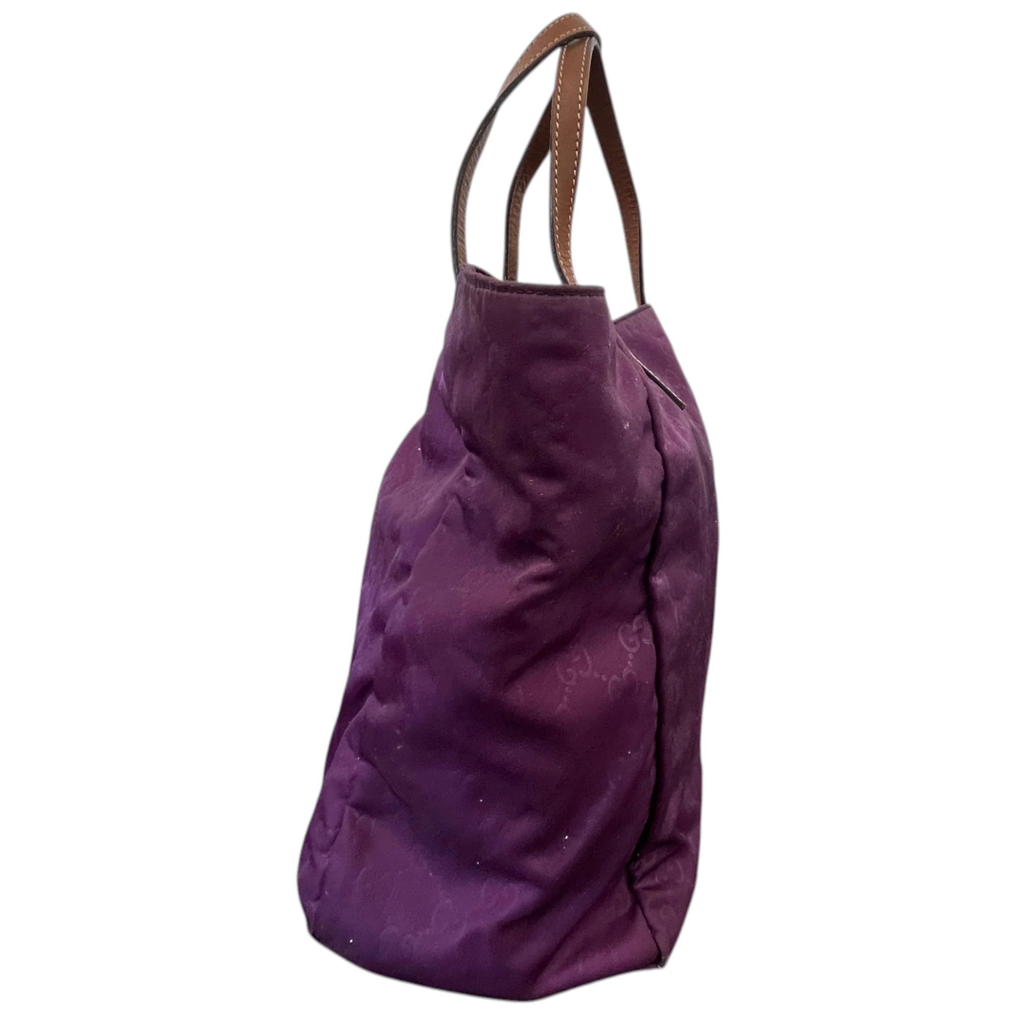 Women's Guccissima Shopper Tote Bag Purple - Image 7