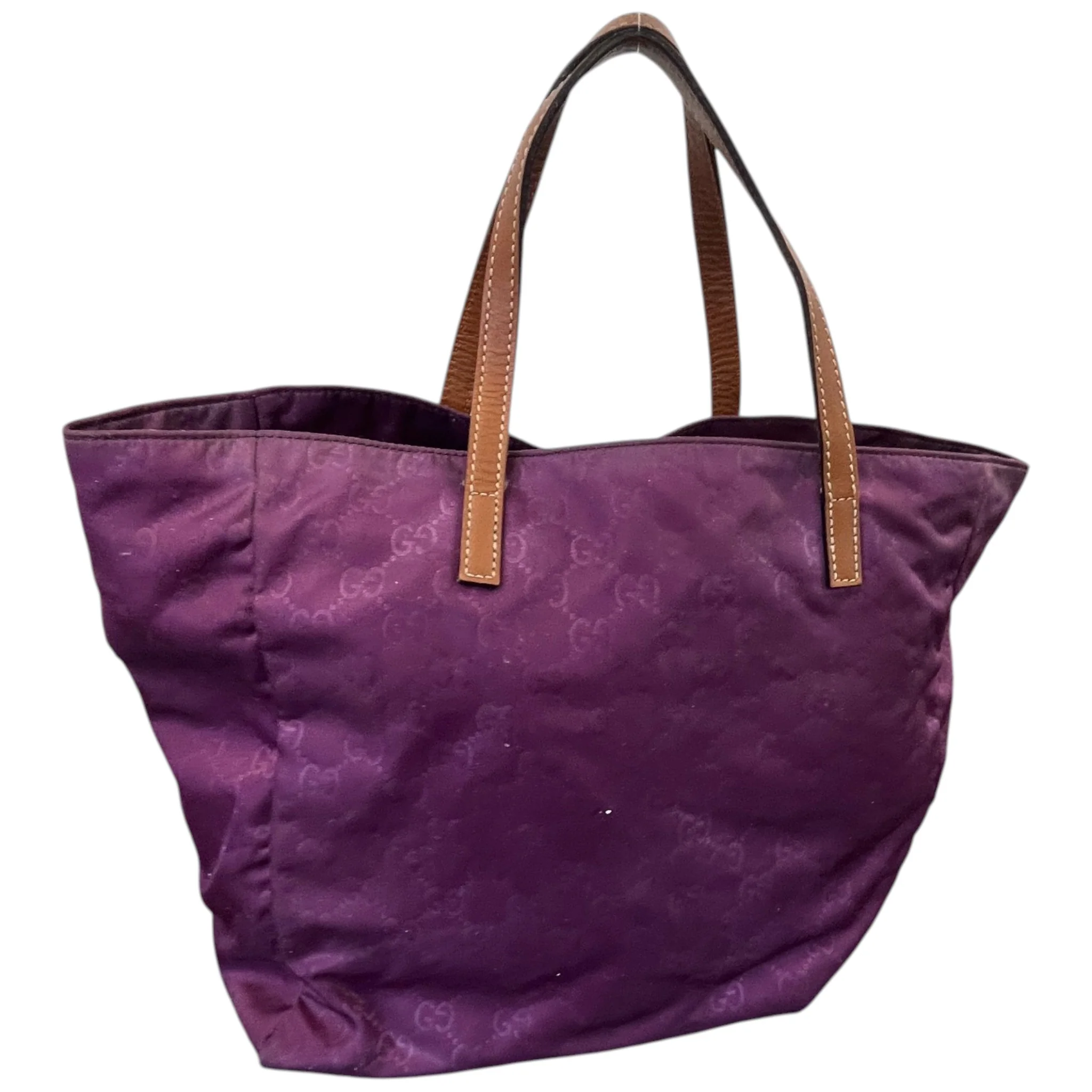 Women's Guccissima Shopper Tote Bag Purple - Image 9