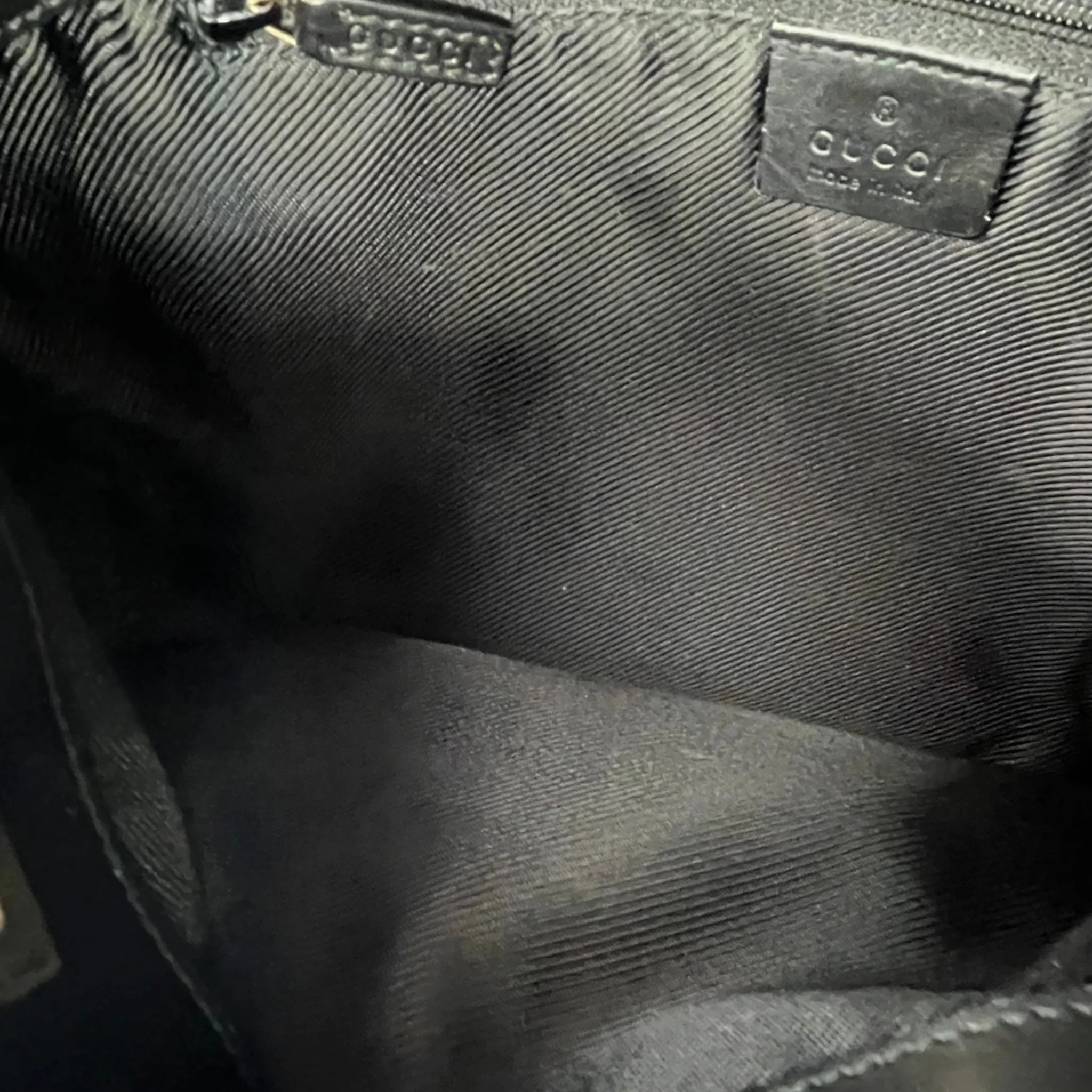 Women's Guccissima Small Tote Bag Black - Image 11