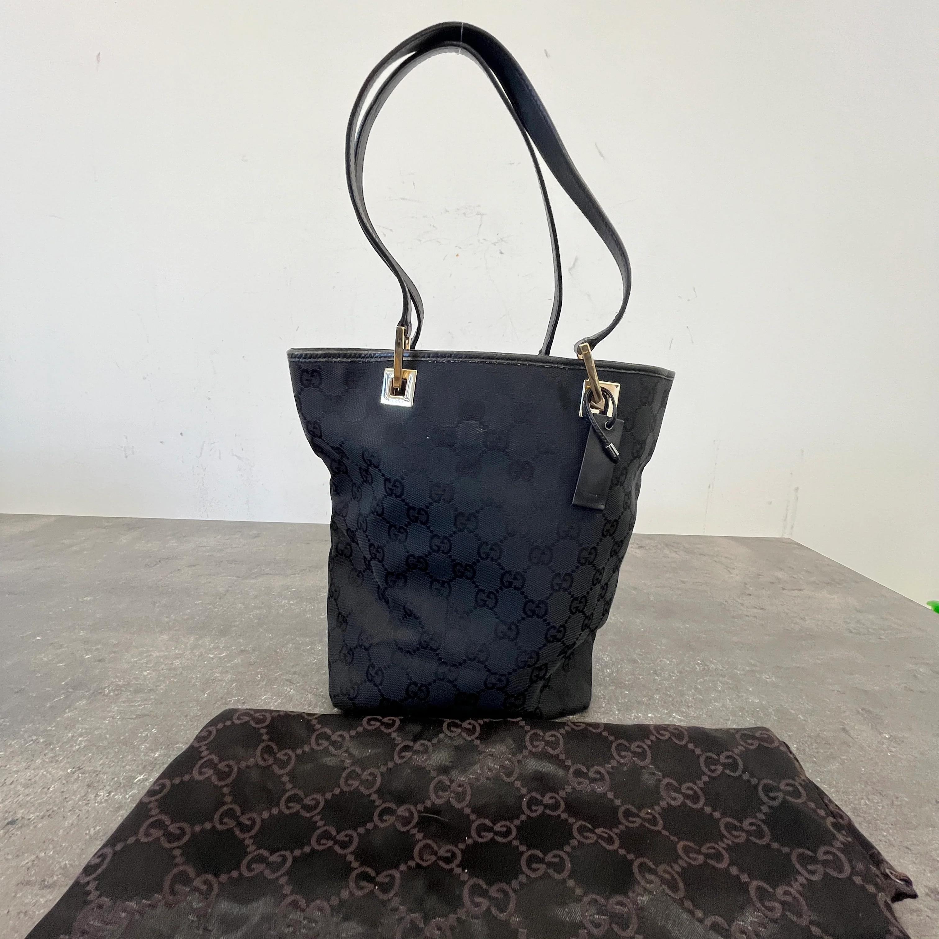 Women's Guccissima Small Tote Bag Black - Image 12