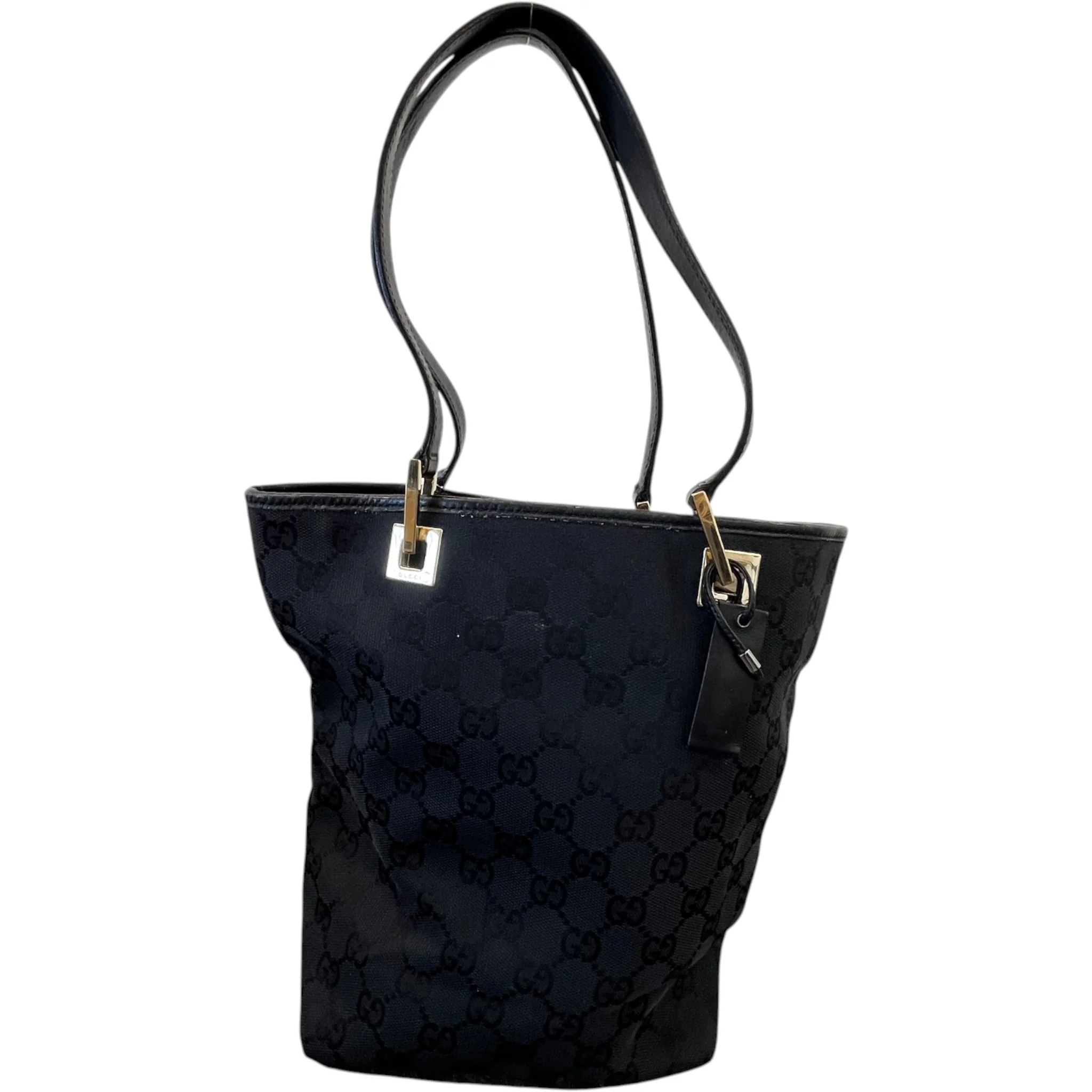 Women's Guccissima Small Tote Bag Black - Image 4