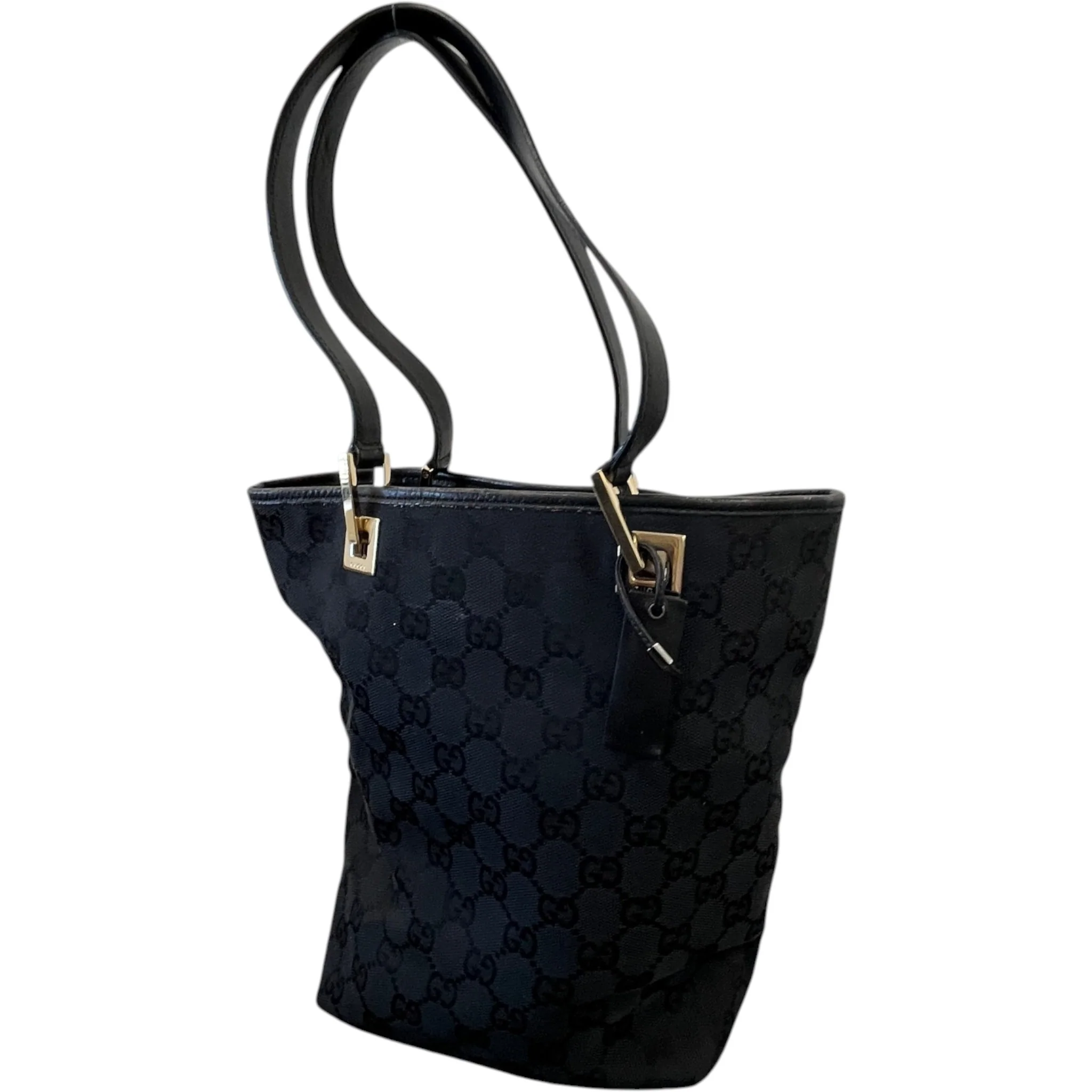 Women's Guccissima Small Tote Bag Black - Image 5