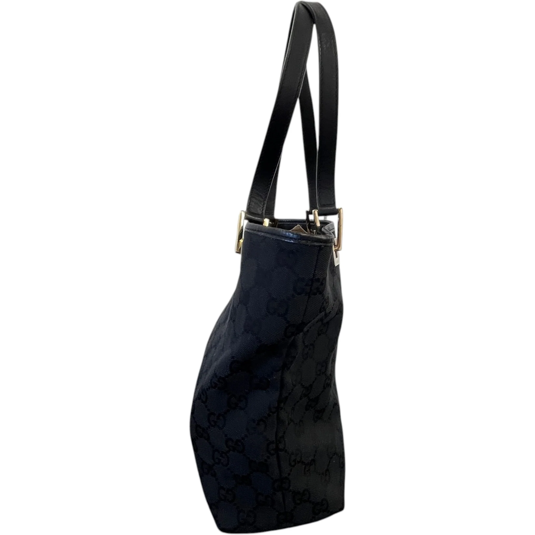 Women's Guccissima Small Tote Bag Black - Image 7
