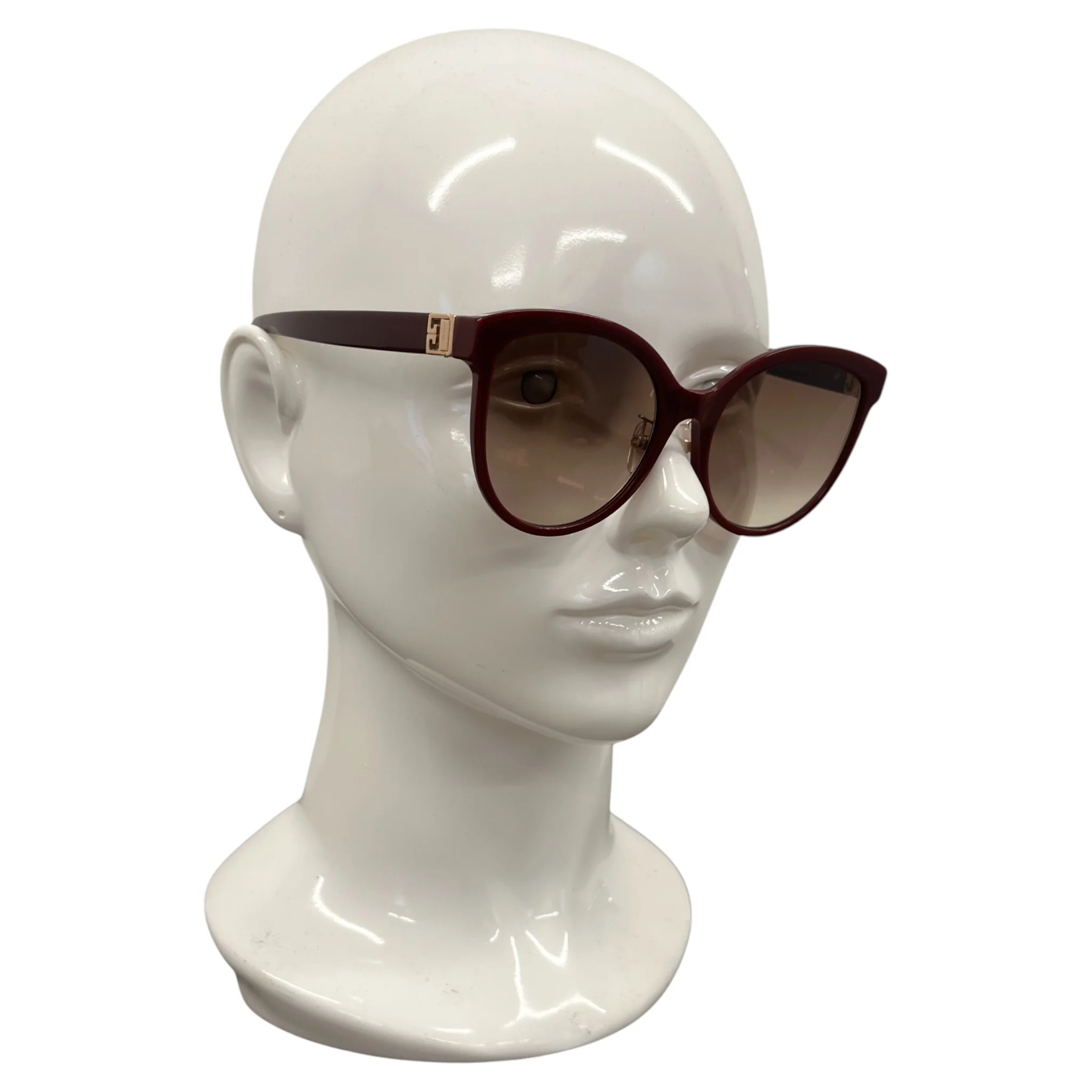 Women's Gv 7151/F/S Sunglasses Burgundy - Image 3