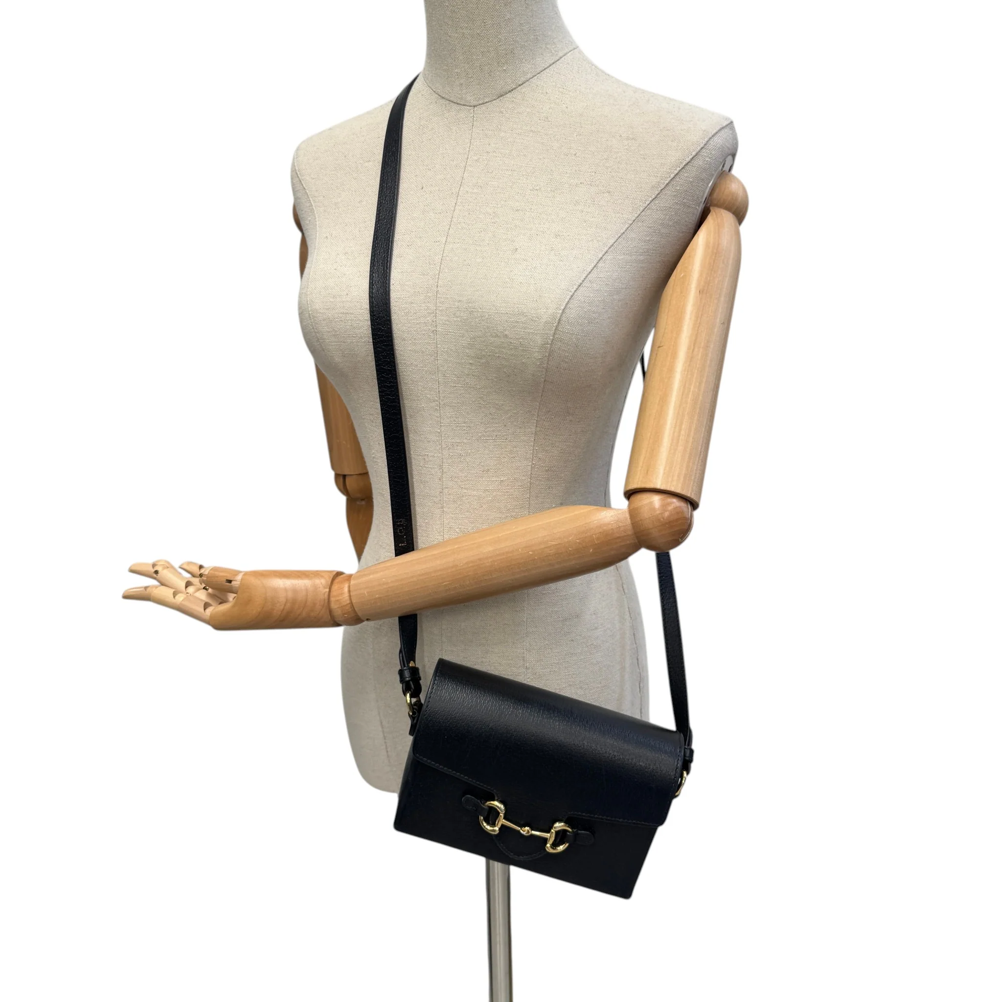 Women's Horsebit 1955 Bag Black - Image 2