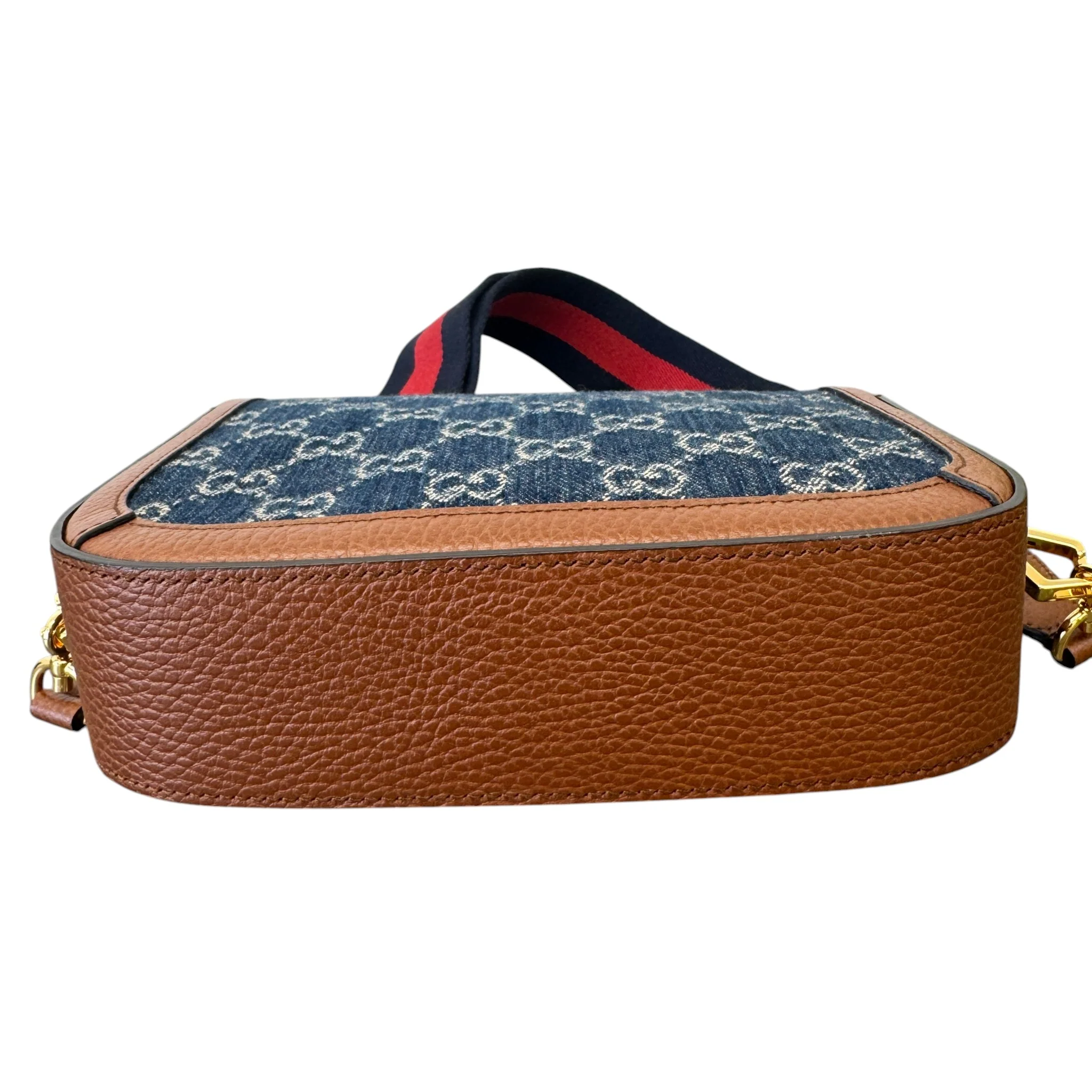 Women's Horsebit 1955 Small Shoulder Bag Brown - Image 10