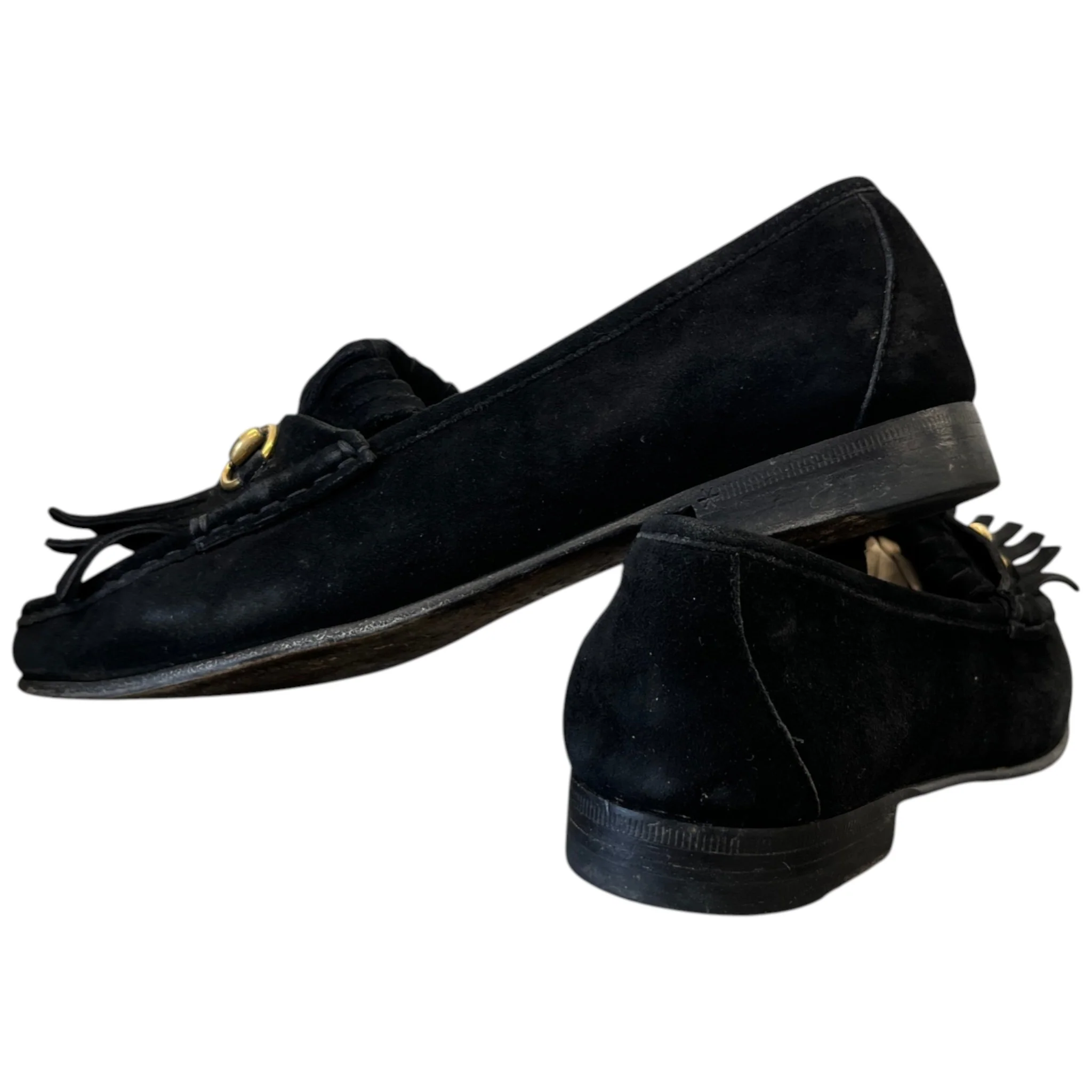 Women's Horsebit Loafers Black Size EU 38 / UK 5 - Image 10