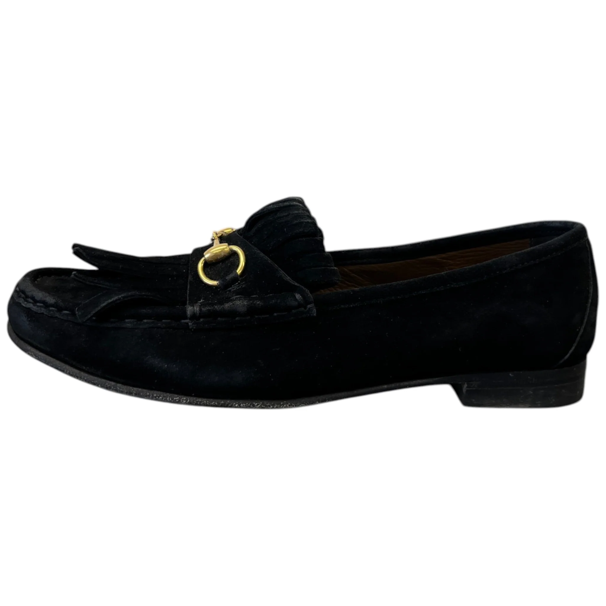 Women's Horsebit Loafers Black Size EU 38 / UK 5 - Image 5