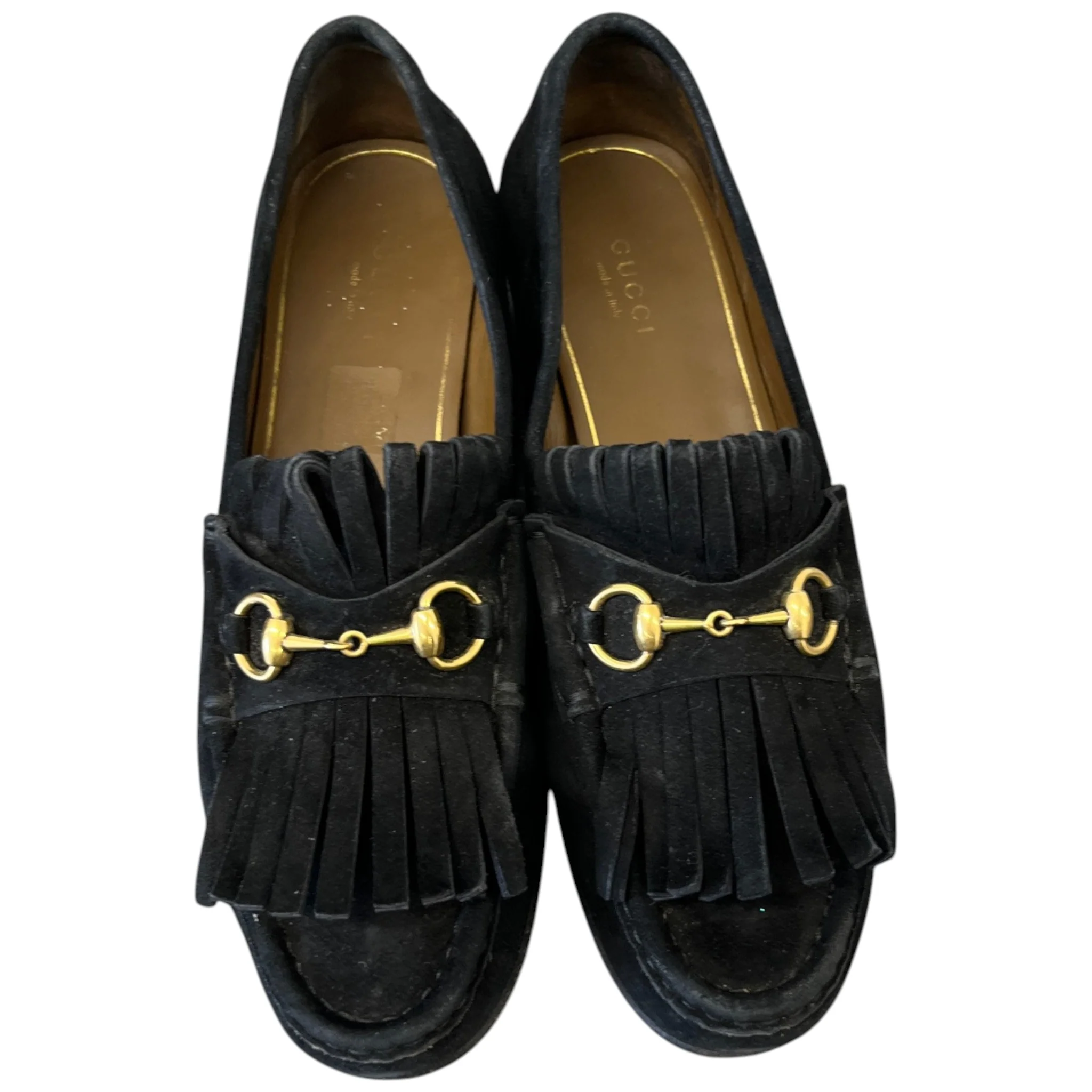 Women's Horsebit Loafers Black Size EU 38 / UK 5 - Image 6