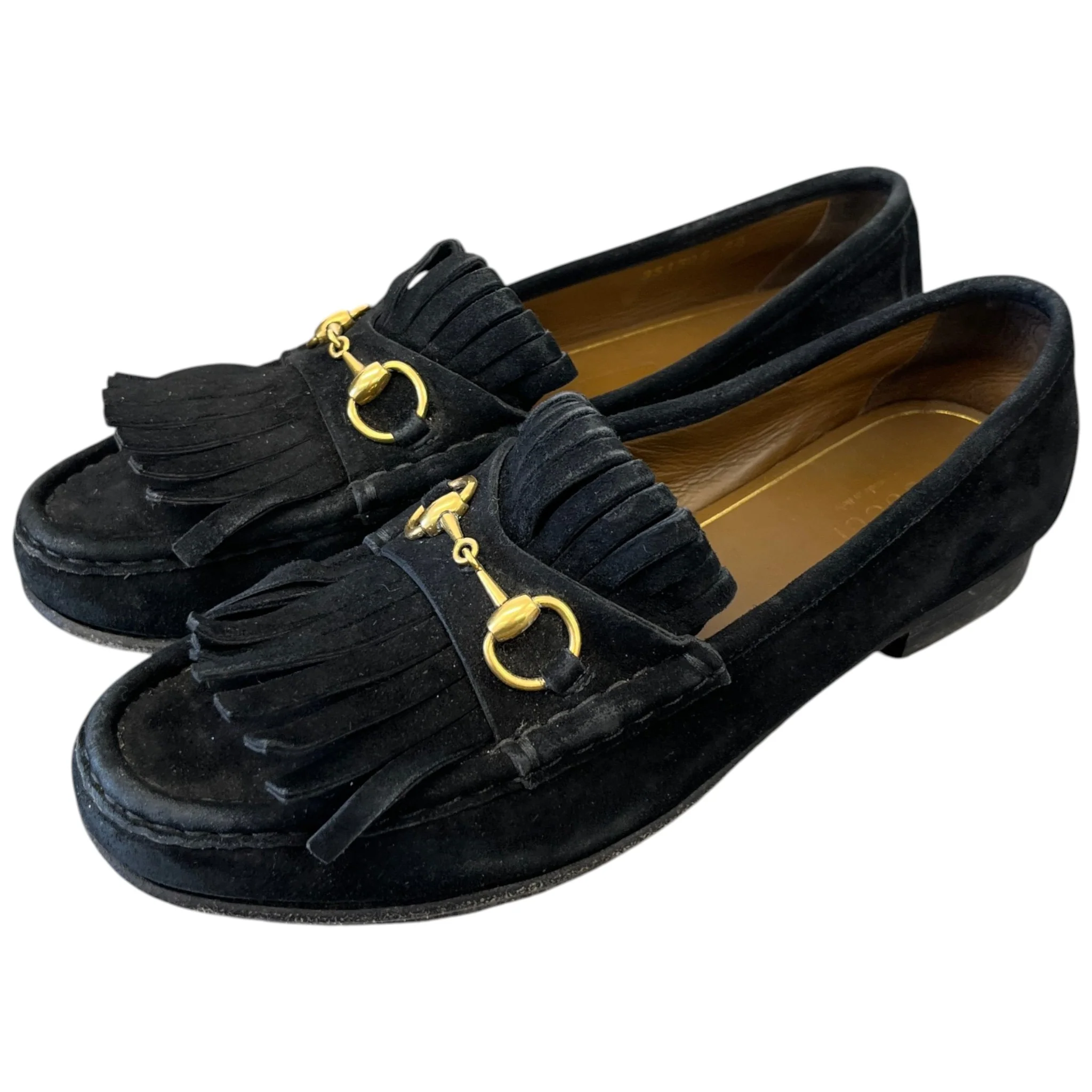 Women's Horsebit Loafers Black Size EU 38 / UK 5 - Image 9