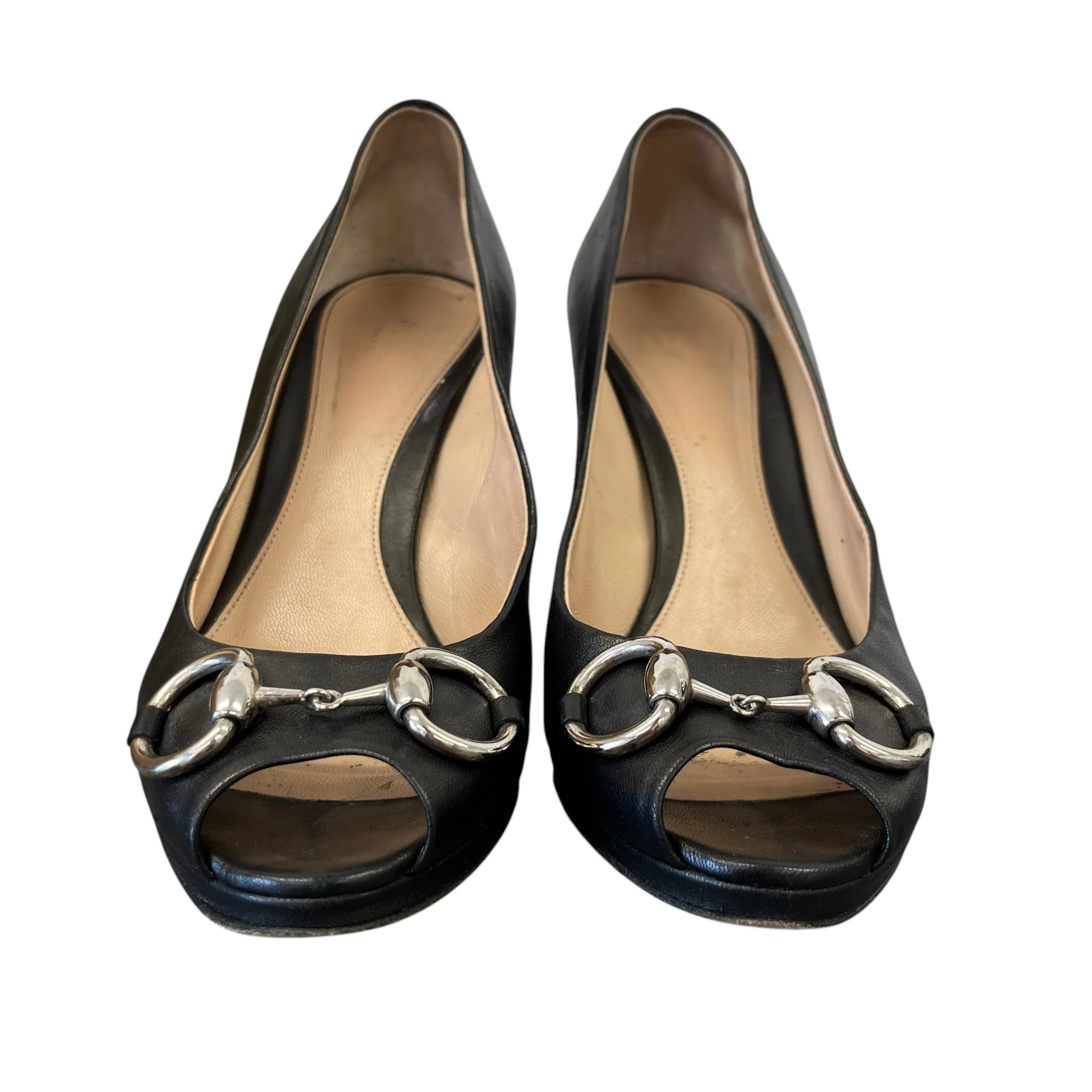Women's Horsebit Pumbs Heels Black Size EU 37.5 / UK 4.5 - Image 10