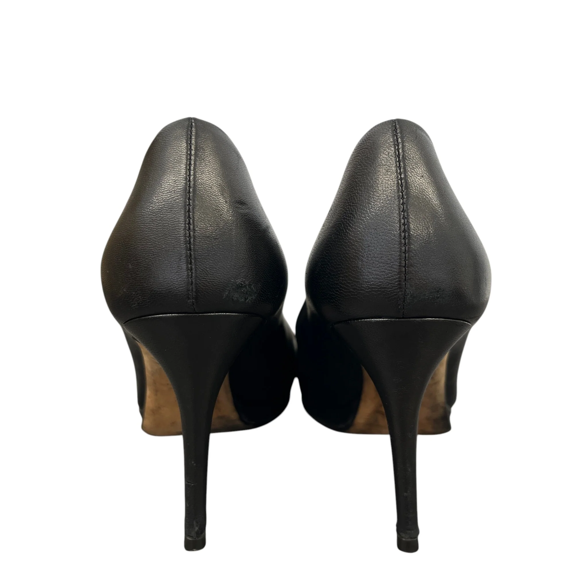 Women's Horsebit Pumbs Heels Black Size EU 37.5 / UK 4.5 - Image 12