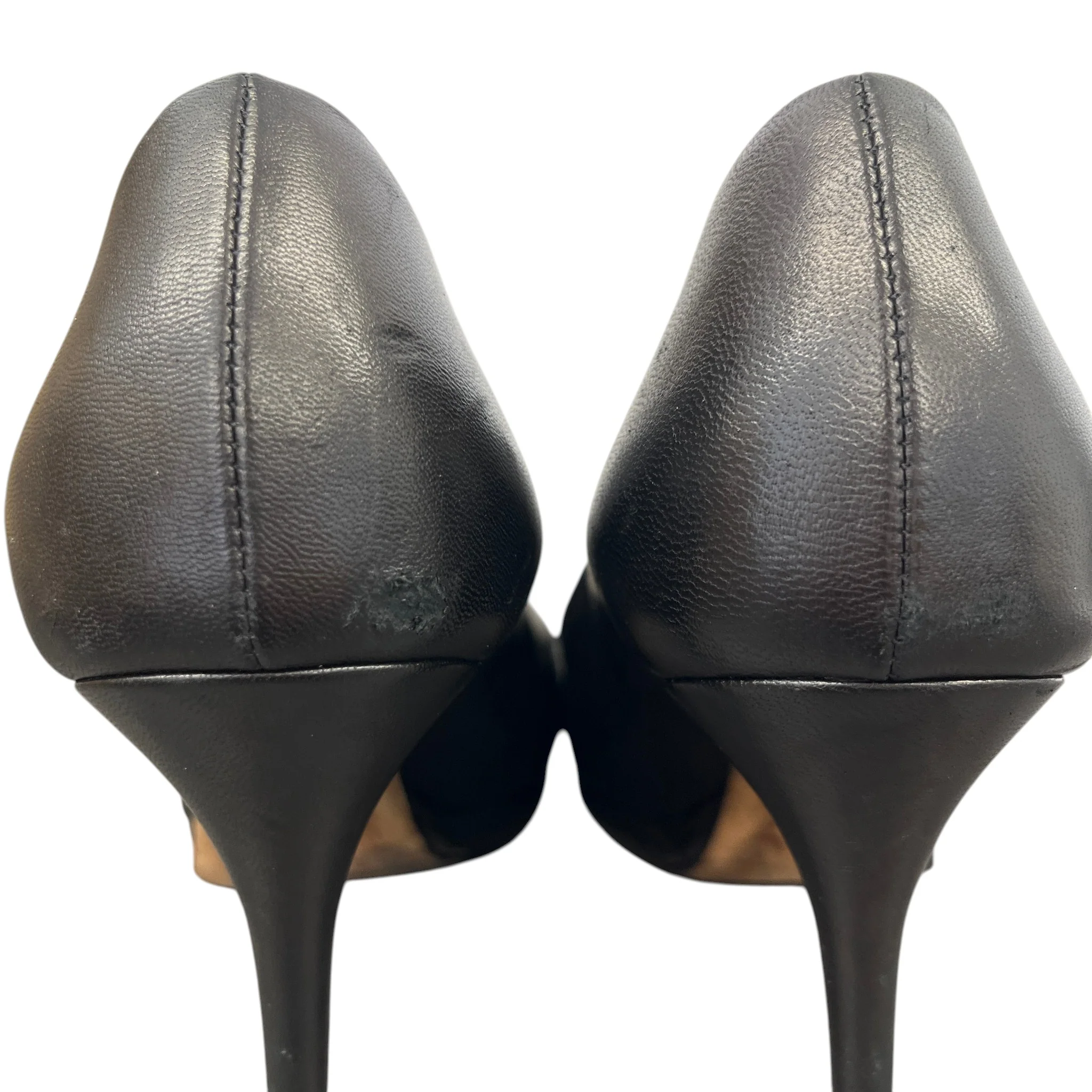 Women's Horsebit Pumbs Heels Black Size EU 37.5 / UK 4.5 - Image 13