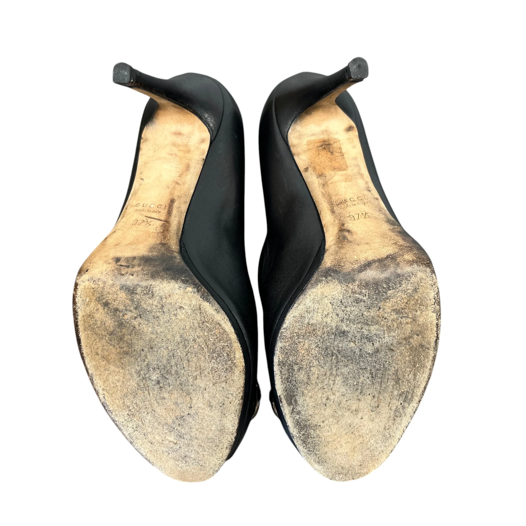 Women's Horsebit Pumbs Heels Black Size EU 37.5 / UK 4.5 - Image 15